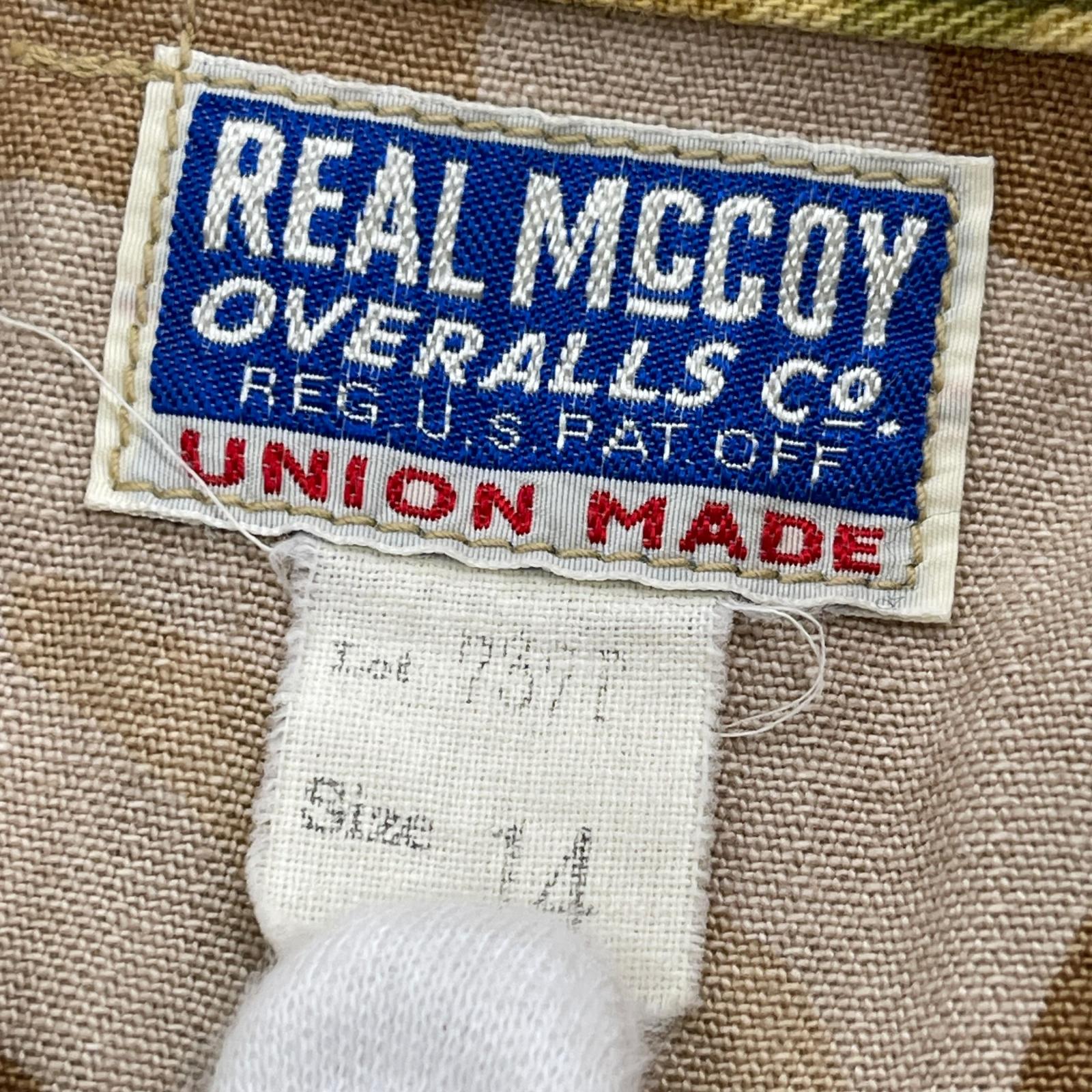 長袖シャツ REAL McCOY’S ダックハンターカモ ワークシャツ (14)