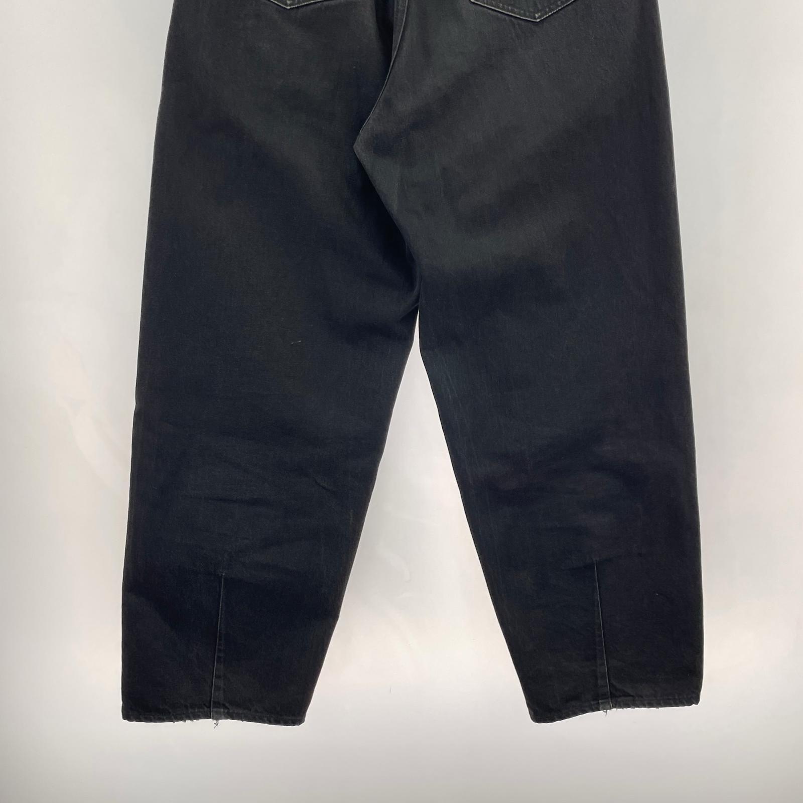デニムパンツ 5PK VINTAGE REPRODUCTION WIDE DENIM（M） M ブラック