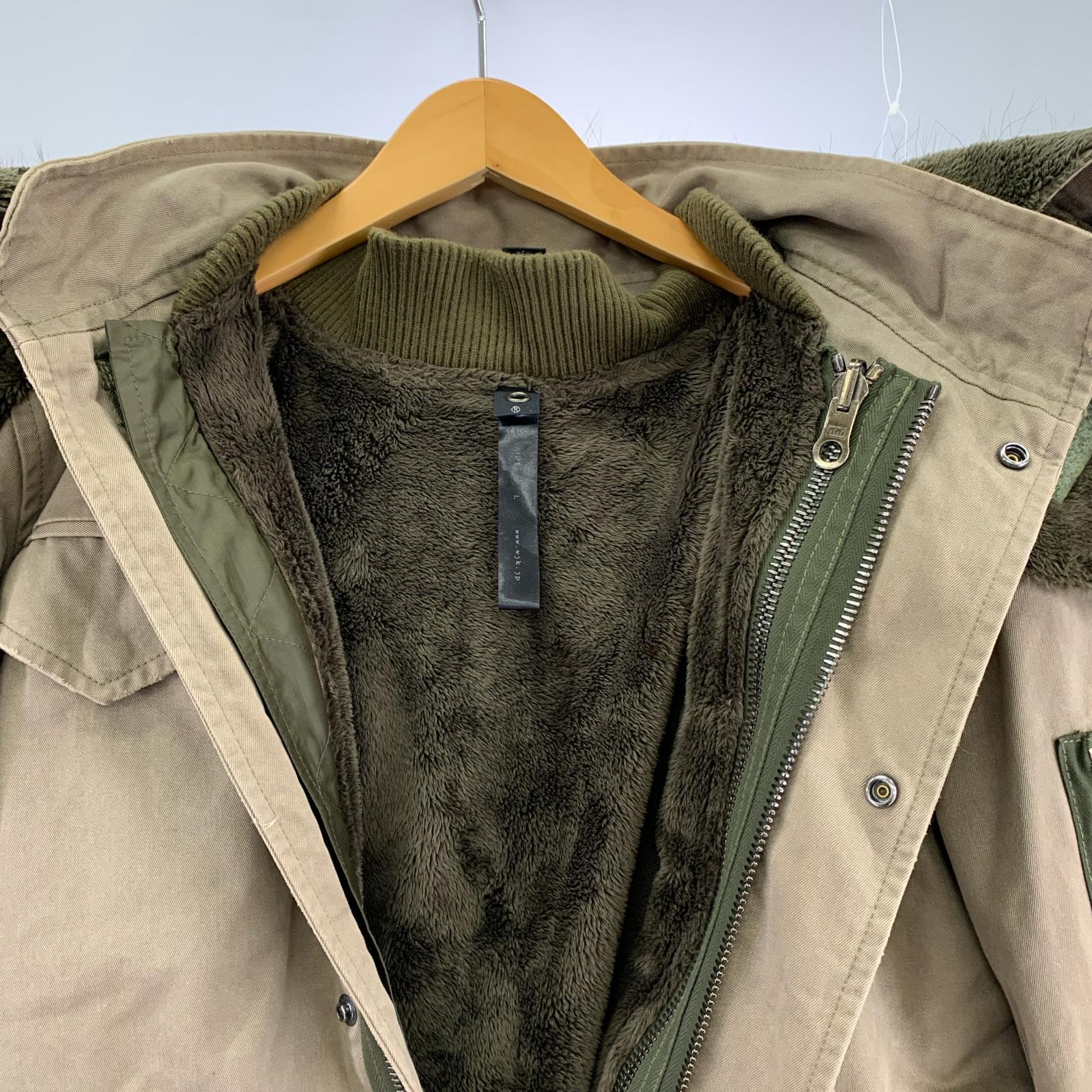 ジャケット モッズコート　カーキ　L L ベージュ