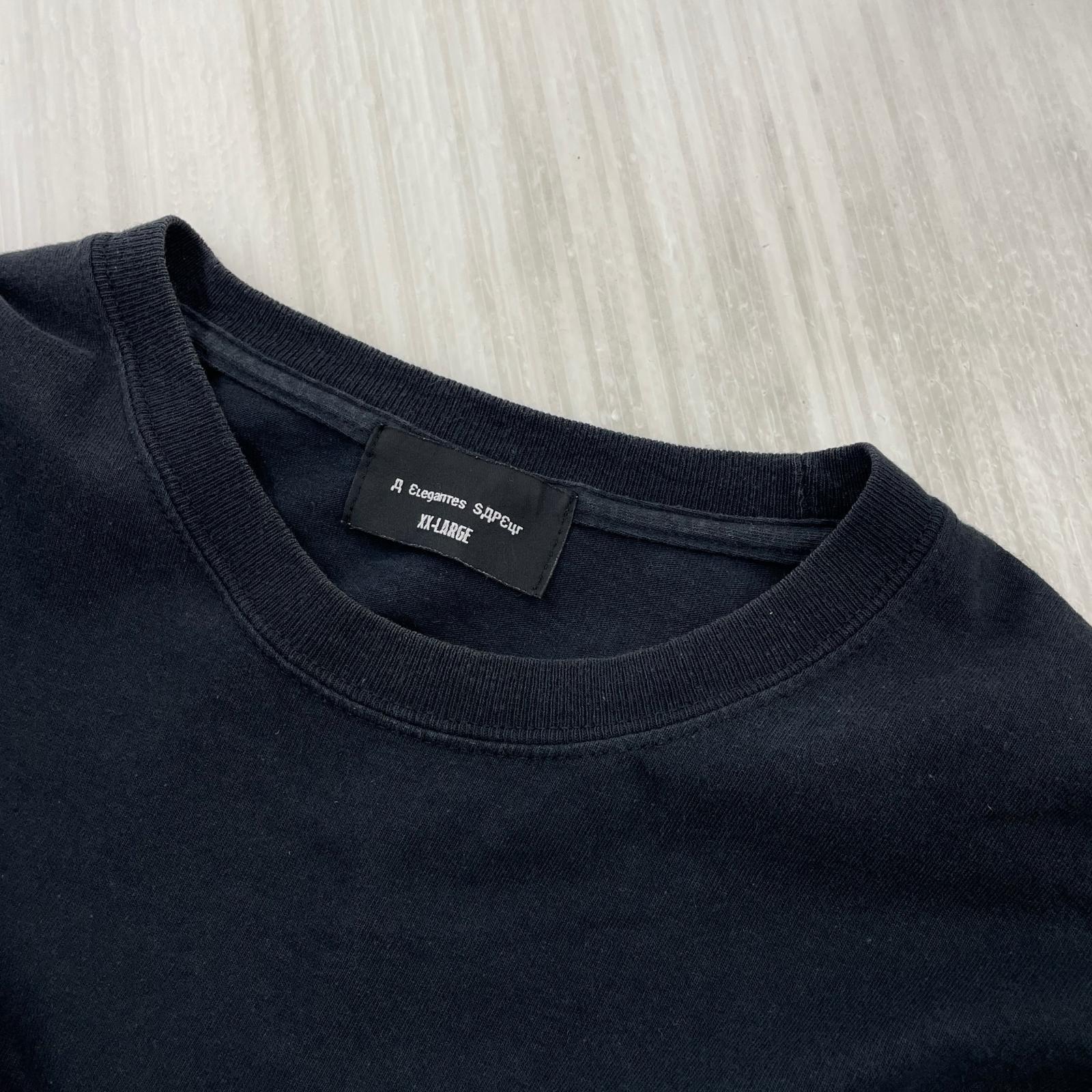 長袖Ｔシャツ SAPeur 長袖Tシャツ・カットソー 黒 (XXL) ブラック