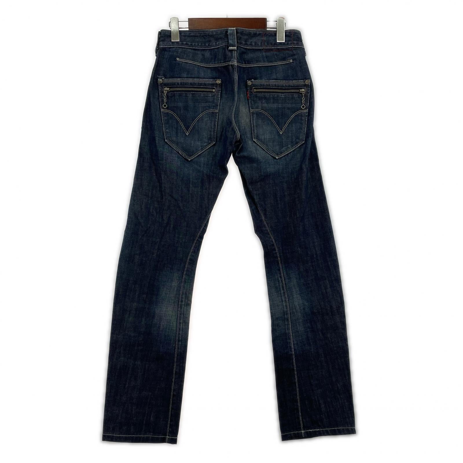 デニムパンツ ENGINEERED JEANS W29 29 ネイビー