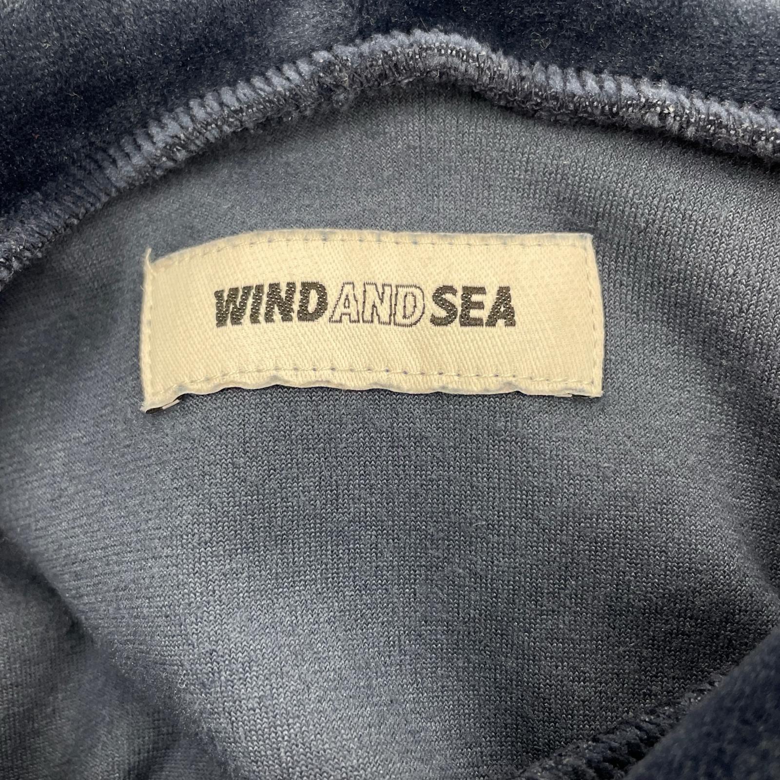 パーカー WIND AND SEA パーカー L ネイビー