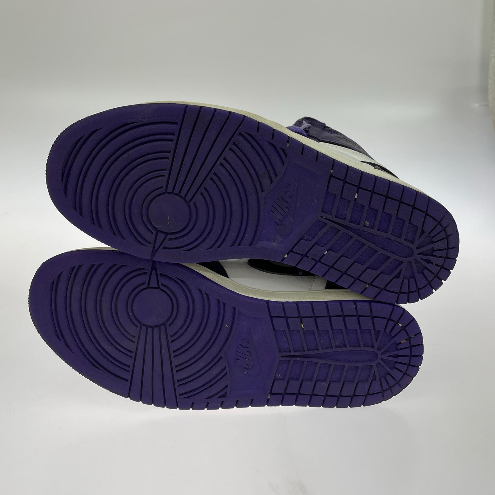 スニーカー AIR JORDAN 1 RETRO HIGH COURT PURPLE 27.5cm (US9 1/2 UK9 EU45)