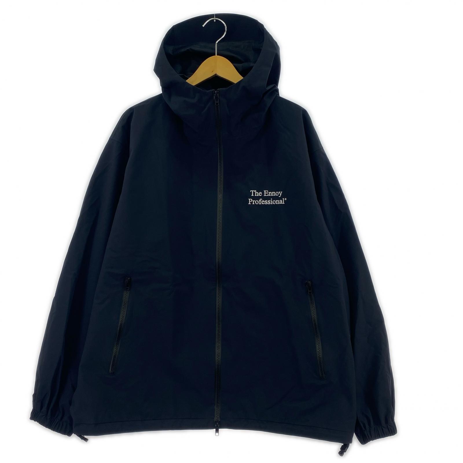 マウンテンパーカー the ennoy professional ナイロンジャケット (L) L ブラック