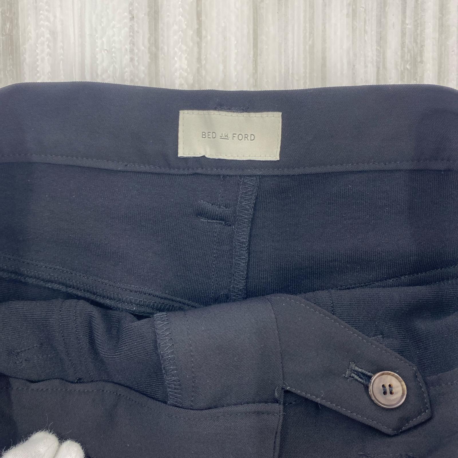 パンツ BED J.W. FORD スキニートラウザー ブラック (1) ブラック