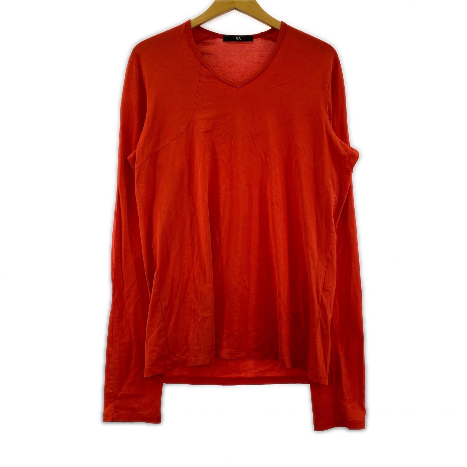 長袖Ｔシャツ MA VネックL/Sカットソー オレンジ (2) 2