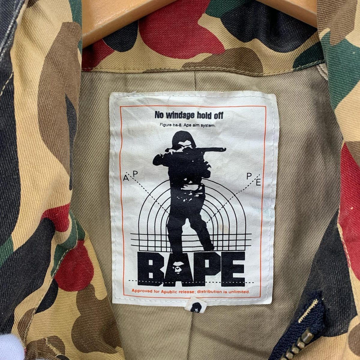 ジャケット 90s BAPE M-65 アルペンカモ柄 フィールドジャケット (M) M