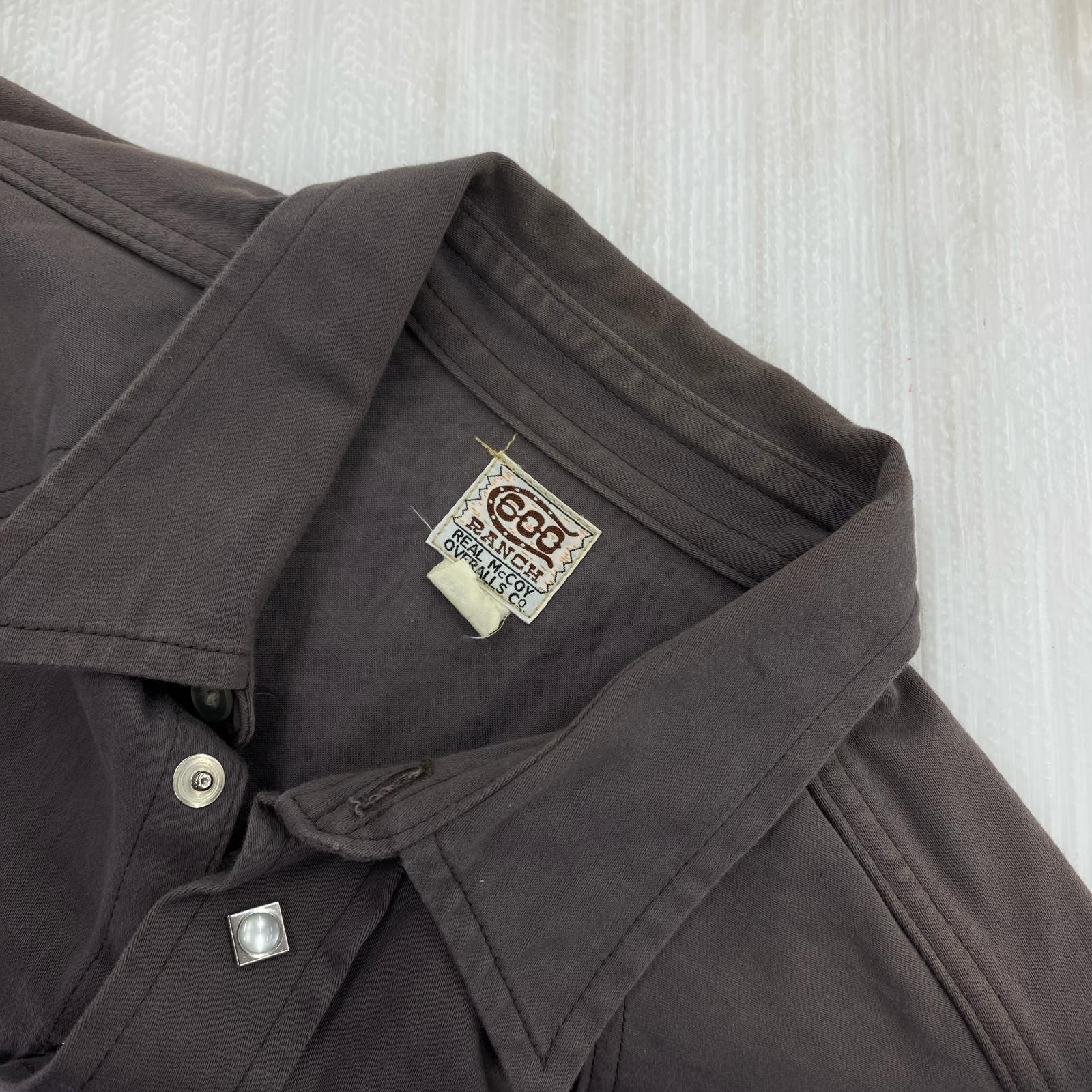 長袖シャツ 600　LOT301s ウエスタンシャツ グレー （15） グレー