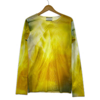 その他トップス 22AW/"TULLE" HIGH NECK TULLE T-SHIRTS 2 イエロー