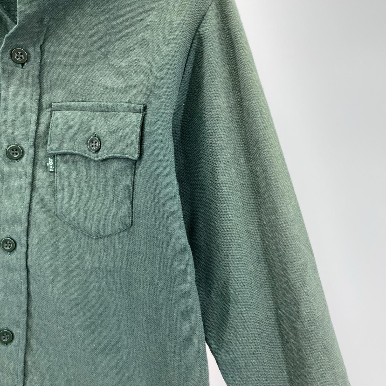 長袖シャツ Levi's 70s L/Sｼｬﾂ ｸﾞﾘｰﾝ グリーン