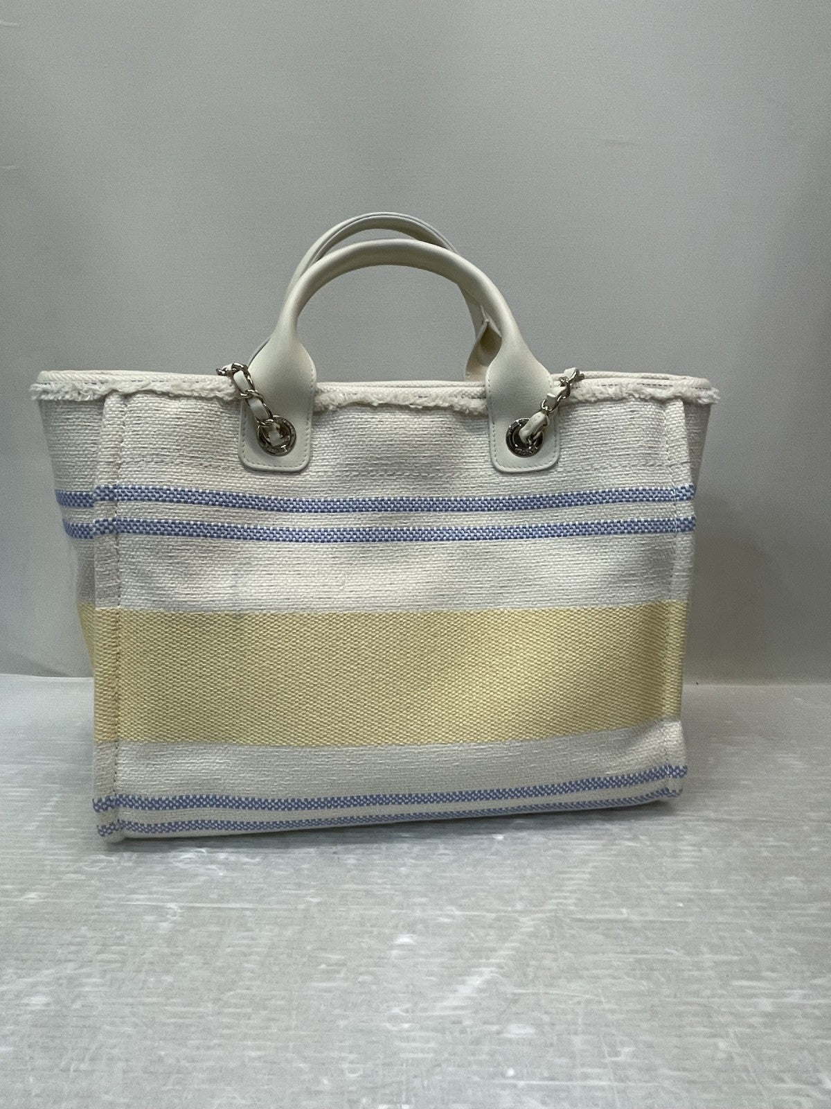 CHANEL 25C ドーヴィルGM キャンバストートバッグ