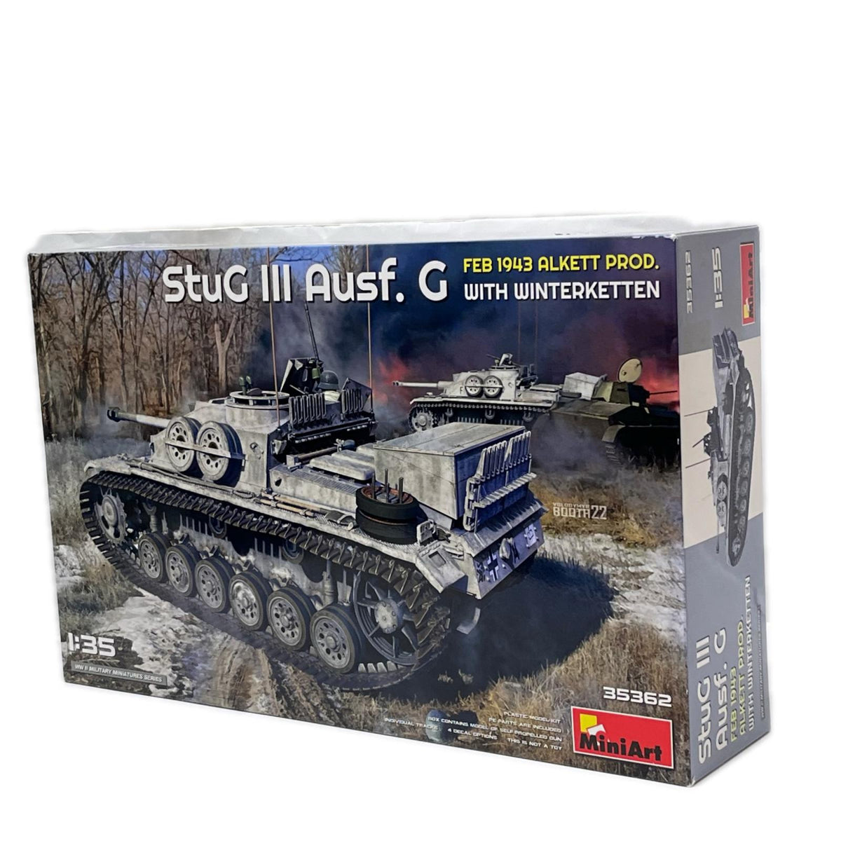 MintArt 1/35 Stug III Ausf.G ミニアート 1/35 III号突撃砲G型 1943年2月アルケット社製 w/冬季履帯 品番35362 プラモデル ミニアート（MiniArt）社 ミリタリープラモ