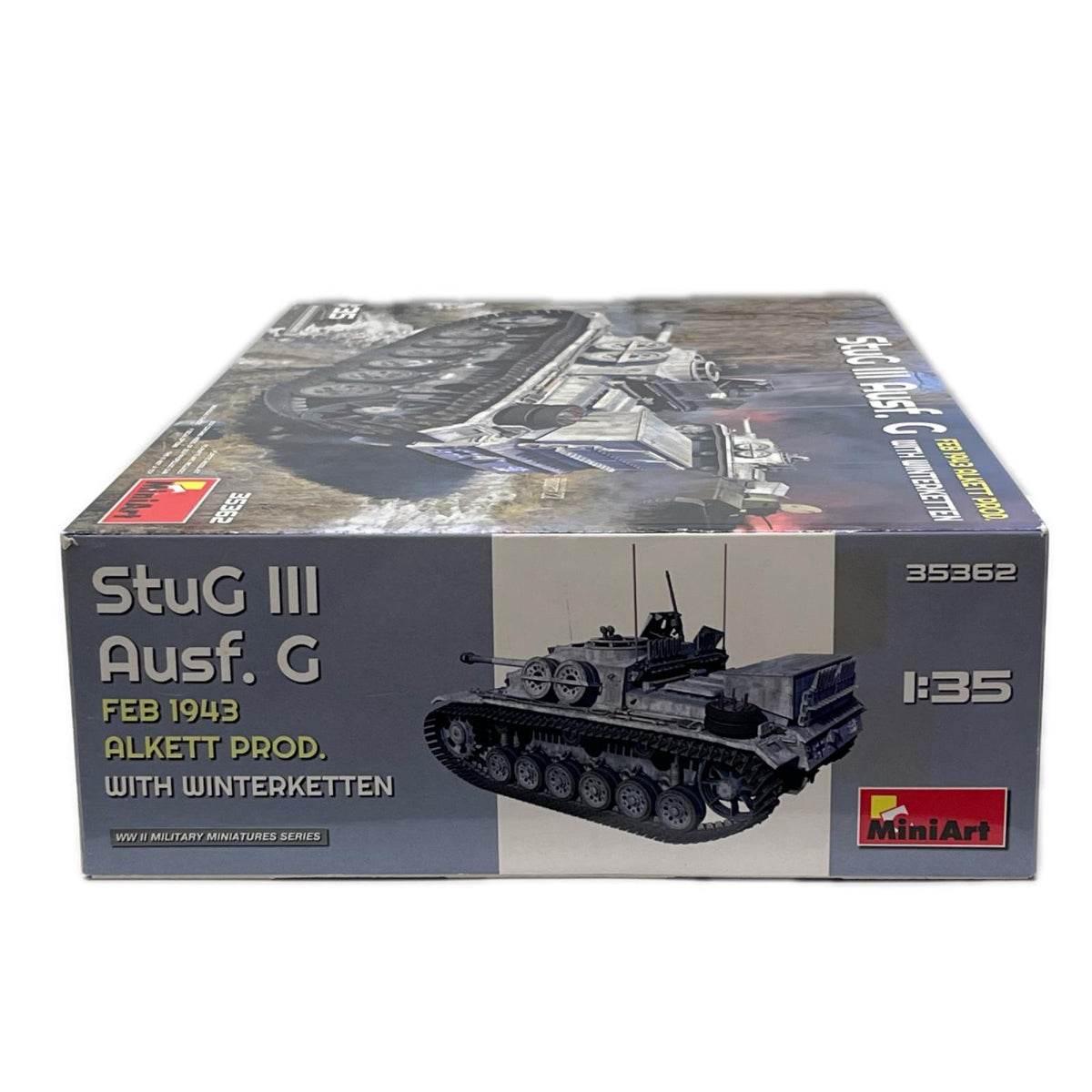 MintArt 1/35 Stug III Ausf.G ミニアート 1/35 III号突撃砲G型 1943年2月アルケット社製 w/冬季履帯 品番35362 プラモデル ミニアート（MiniArt）社 ミリタリープラモ