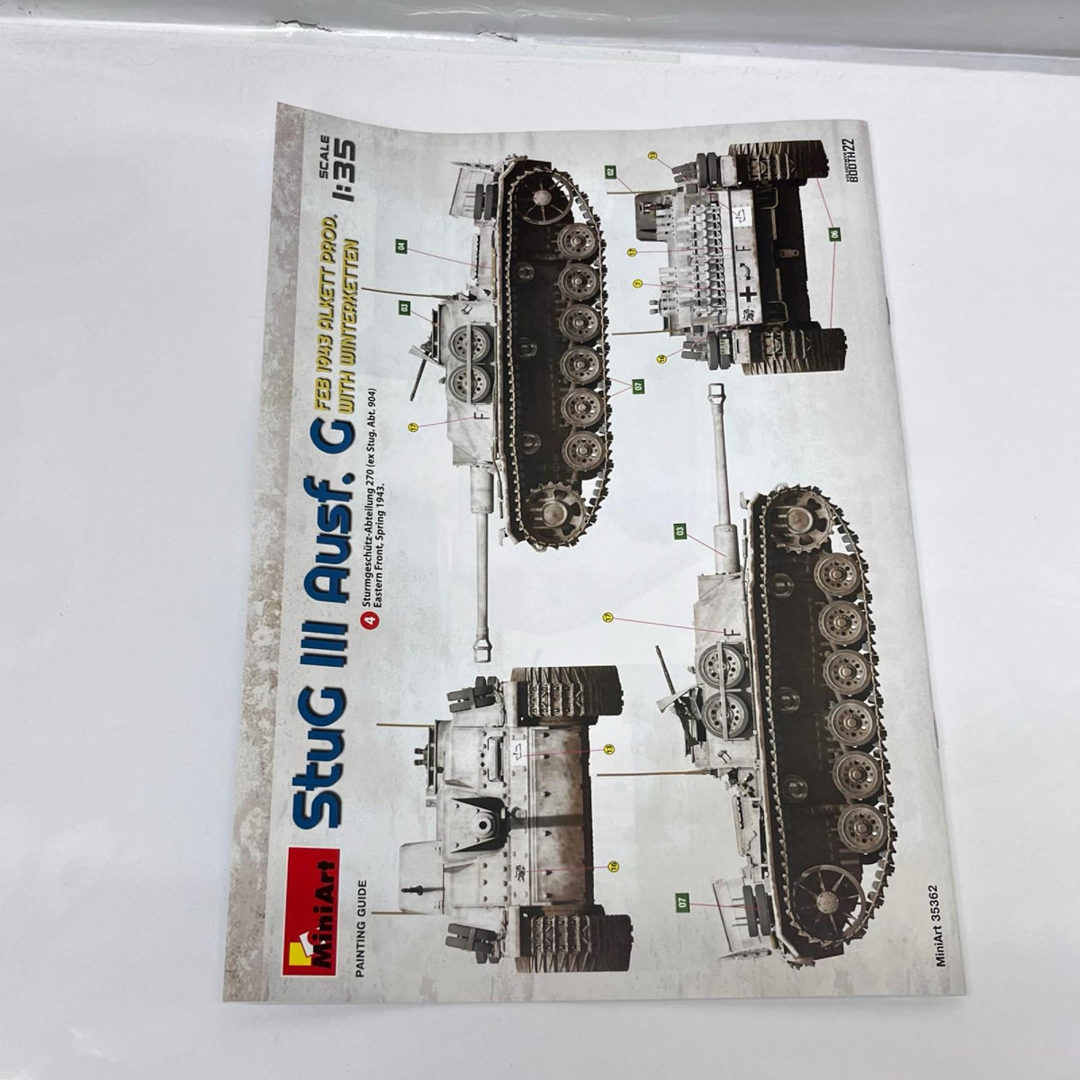 MintArt 1/35 Stug III Ausf.G ミニアート 1/35 III号突撃砲G型 1943年2月アルケット社製 w/冬季履帯 品番35362 プラモデル ミニアート（MiniArt）社 ミリタリープラモ