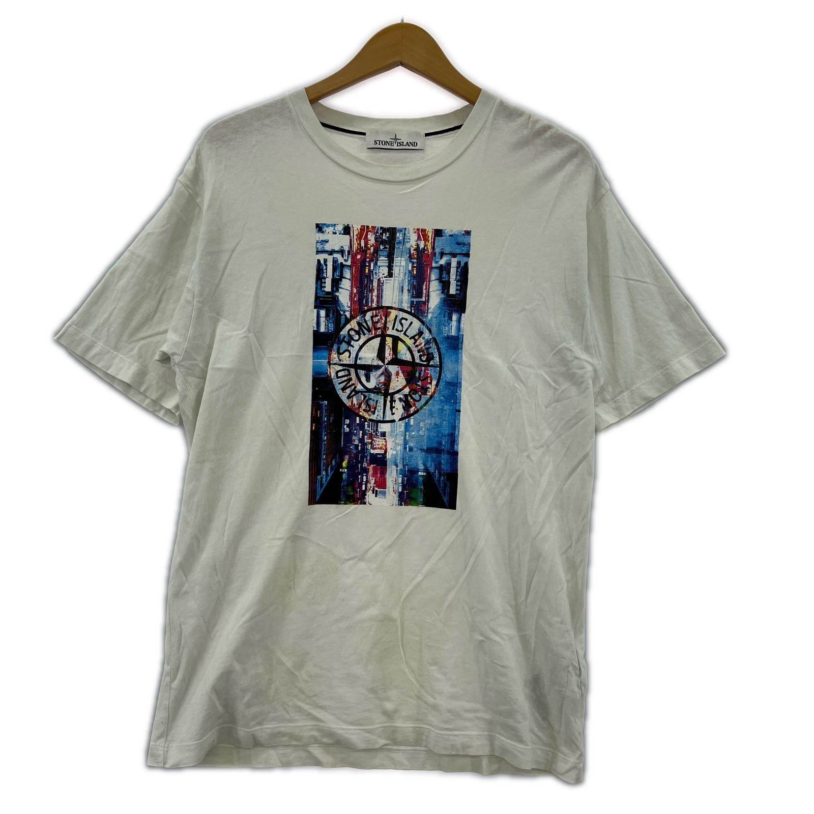 半袖Ｔシャツ STONE ISLAND 半袖Tシャツ・カットソー M ホワイト