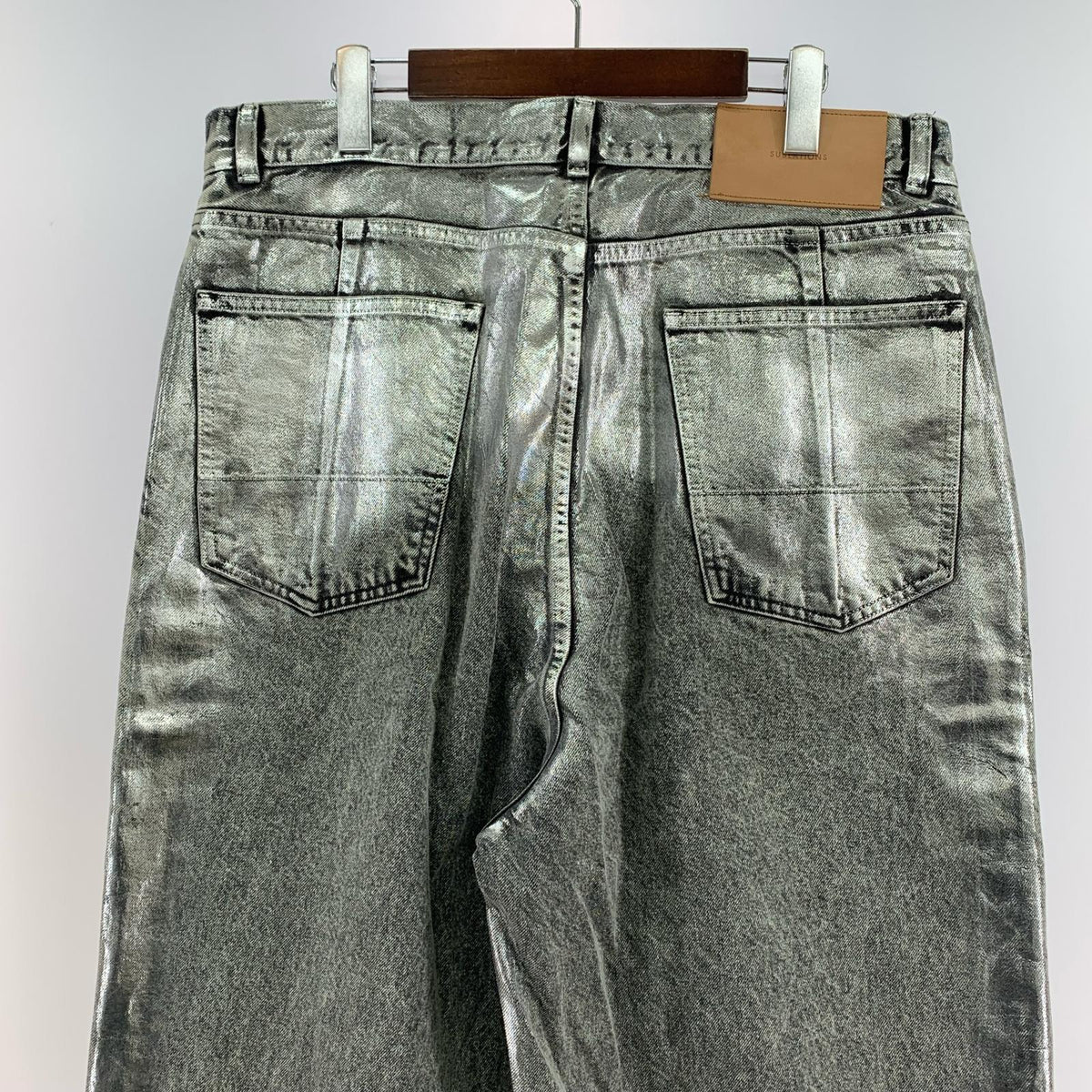 パンツ SUBLATIONS WIDE SEAM DENIM BAGGY PANTS 3 シルバー