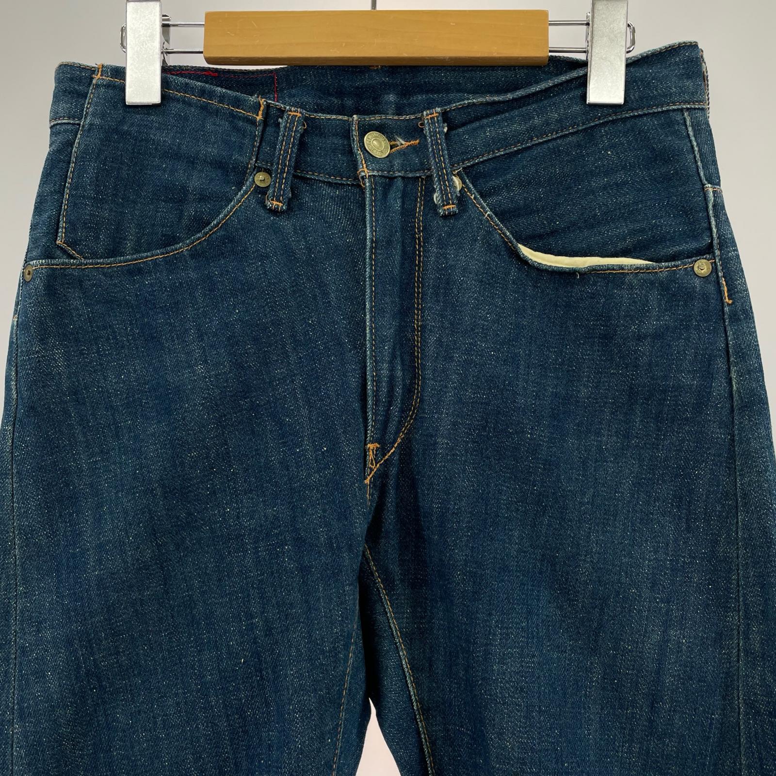 デニムパンツ 立体裁断 デニム ブルー
