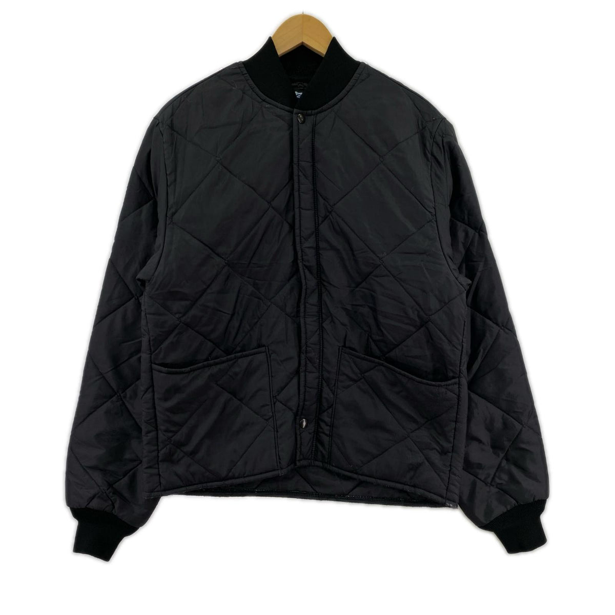 ジャケット SNAPWEAR キルティングジャケット ブラック