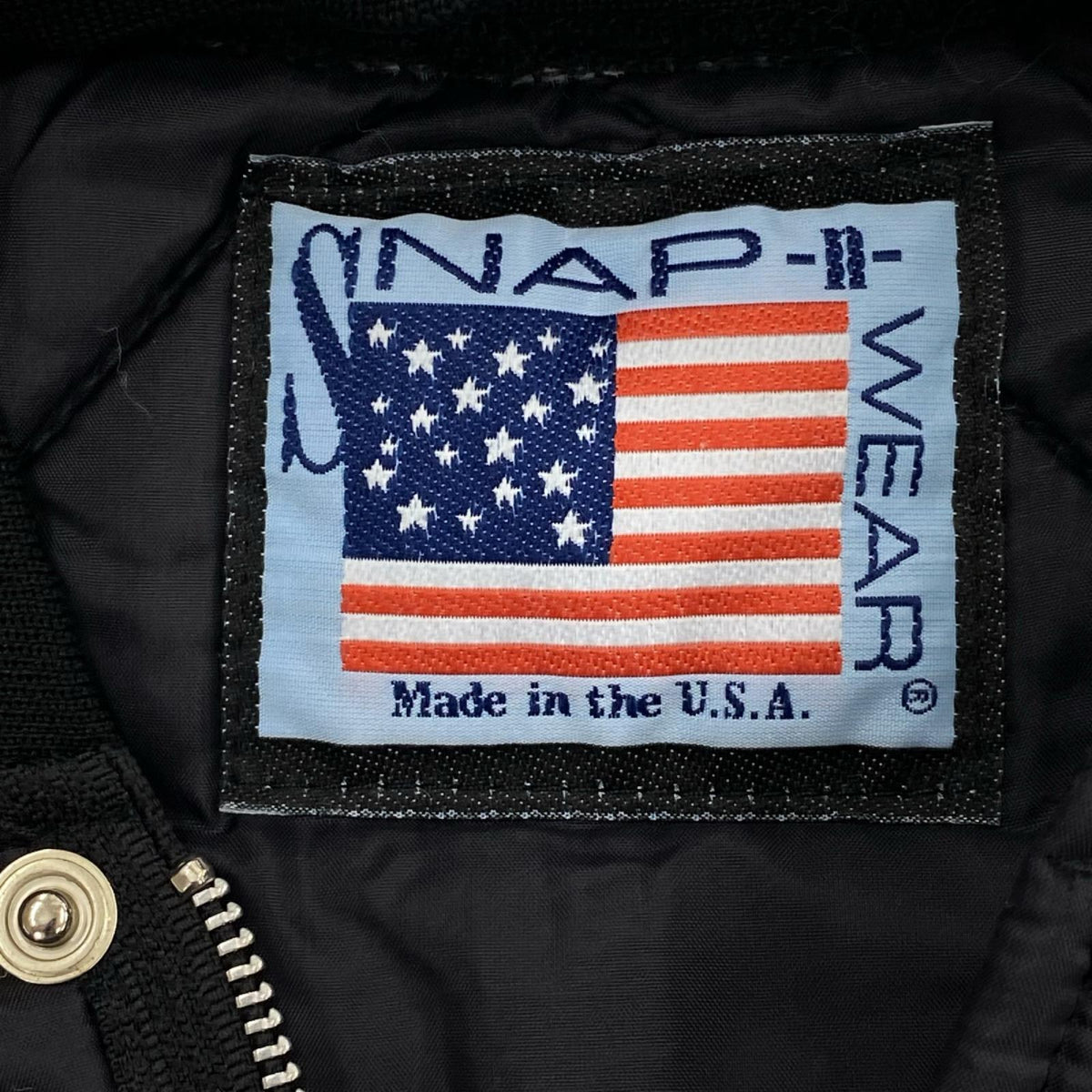 ジャケット SNAPWEAR キルティングジャケット ブラック