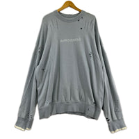 スウェット OVERSIZED REBUILD SWEAT BLU M ST.682 M