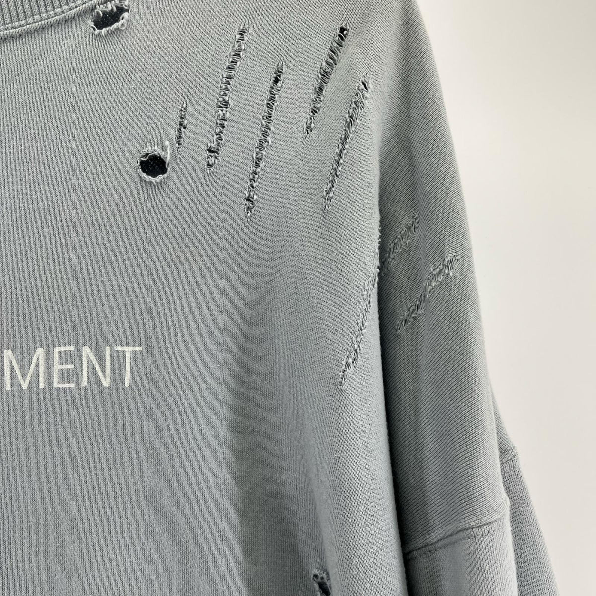 スウェット OVERSIZED REBUILD SWEAT BLU M ST.682 M