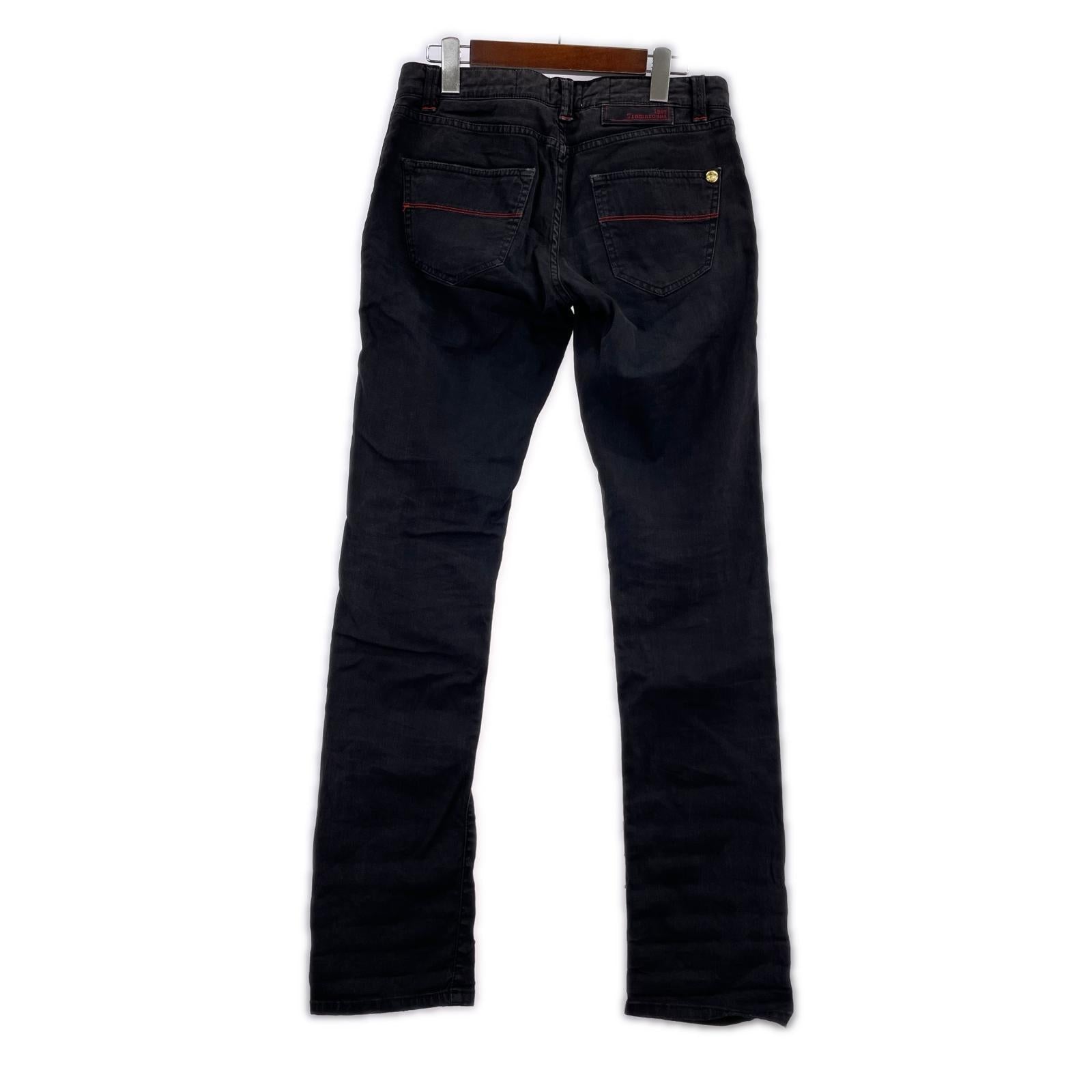 パンツ tramarossa コットンスキニーパンツ W30 BLK 29 ブラック