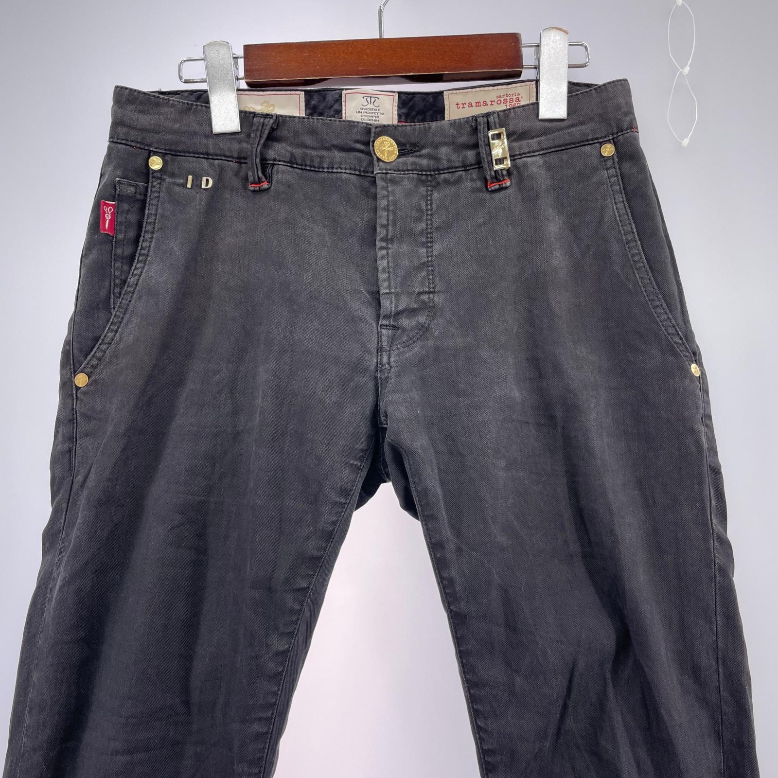 パンツ tramarossa コットンスキニーパンツ W30 BLK 29 ブラック