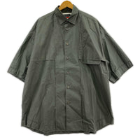 半袖シャツ MAISON SPECIAL 切替カッティングデザインシャツ 01 グレー グレー
