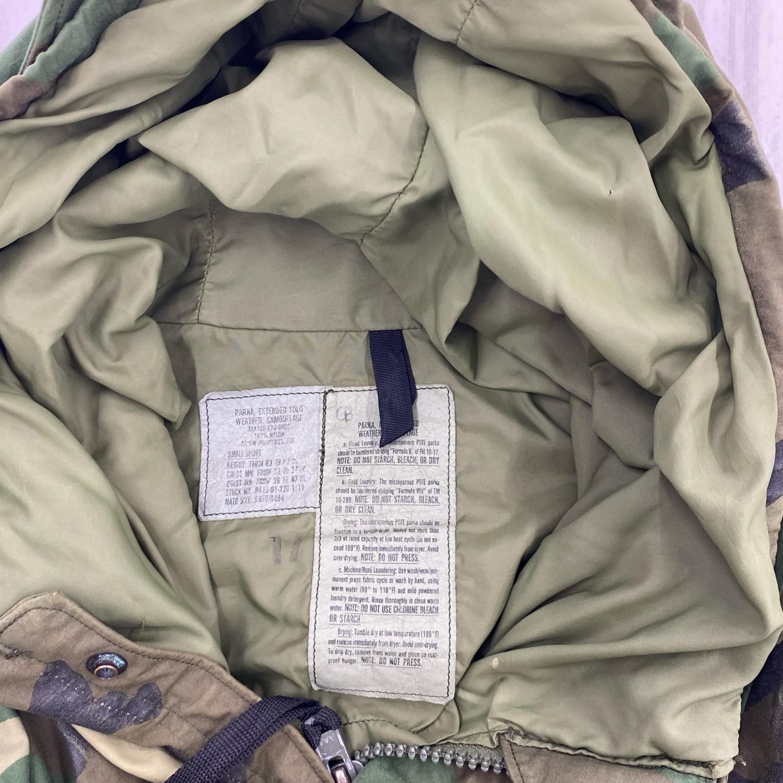 ミリタリージャケット 80s ECWCS GEN1 COLD WEATHER PARKA (S) S