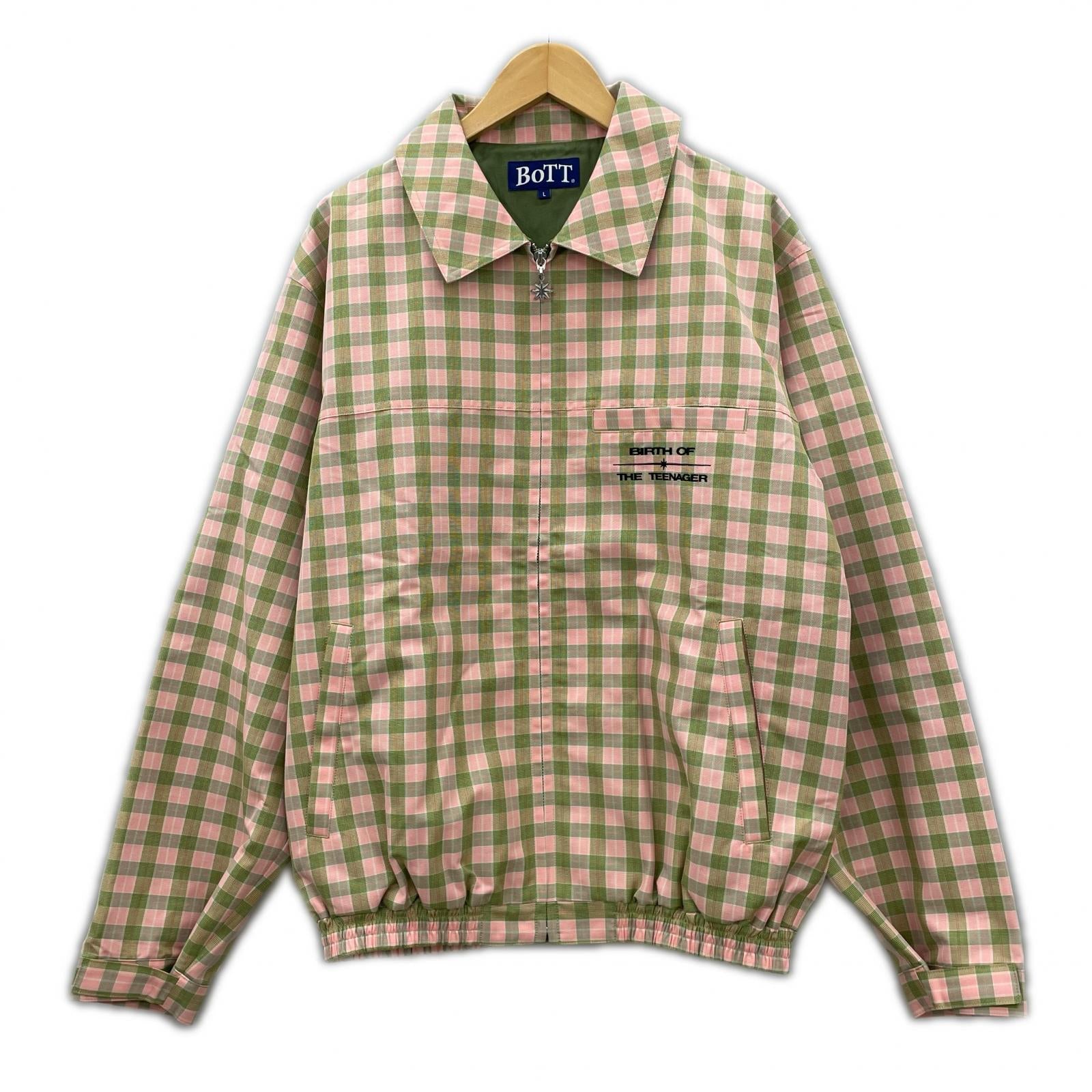 ブルゾン Plaid Work Jacket L ピンク 緑 251BoTT07 L