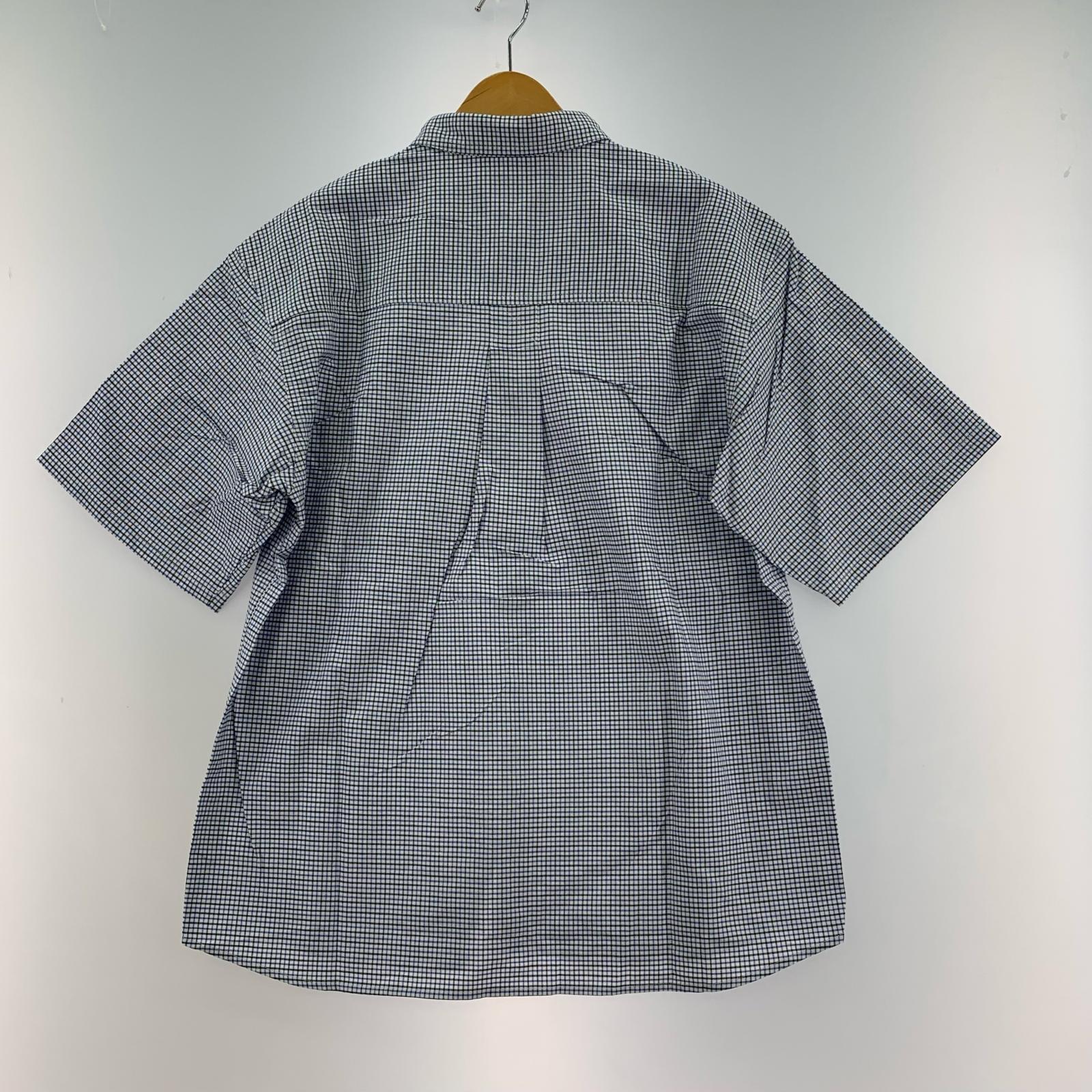 半袖シャツ Plaid S/S Shirt L 青 253BoTT40