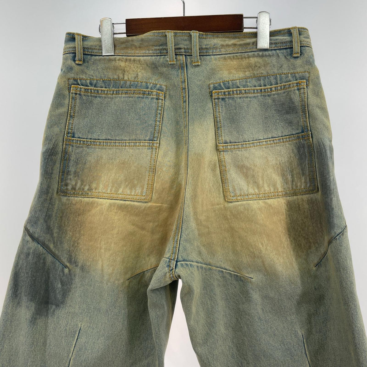 デニムパンツ 24AW FRONT ZIP BAGGY DENIM (32) 2 ブルー