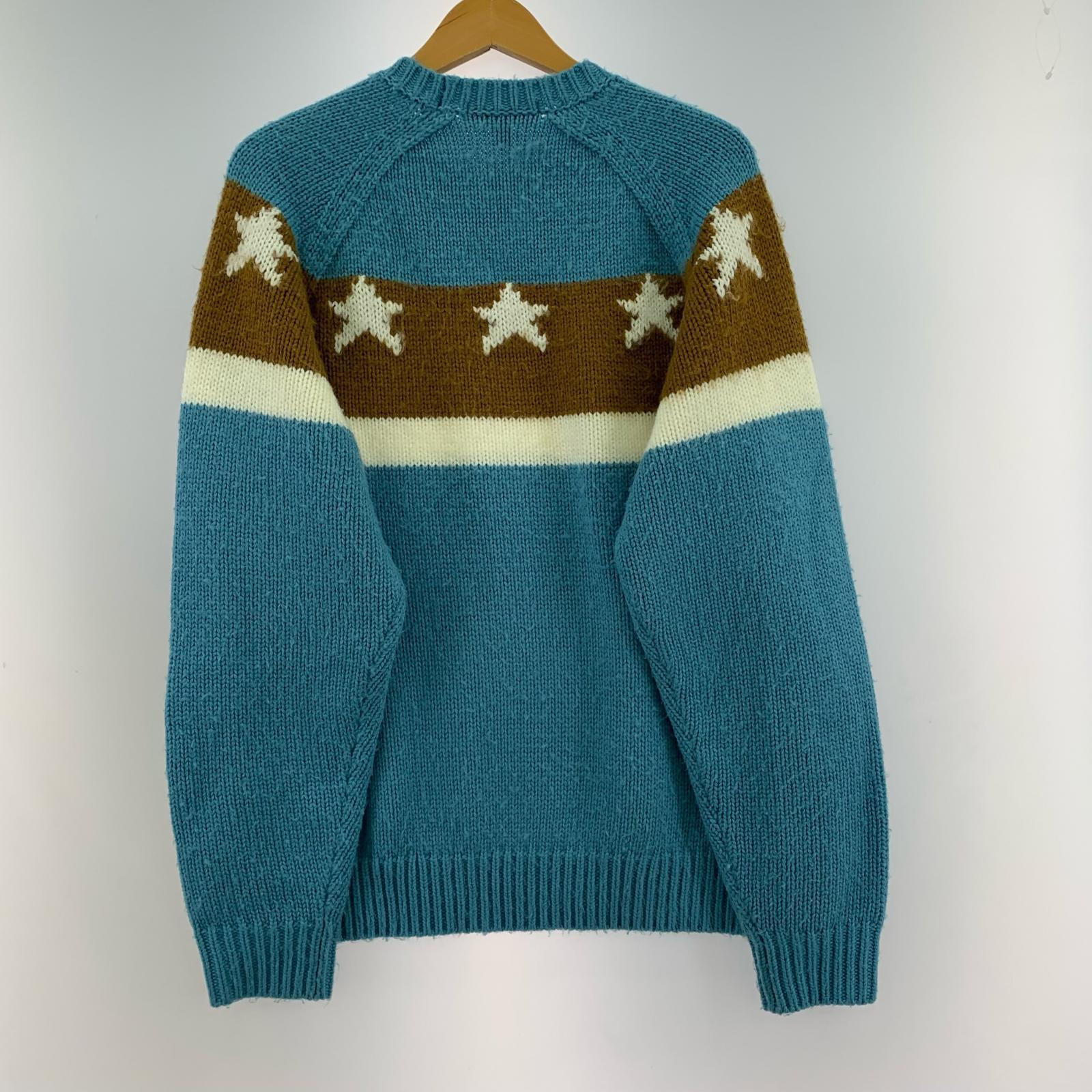ニット 24SS Stars Sweater Dusty Blue (M) M ブルー