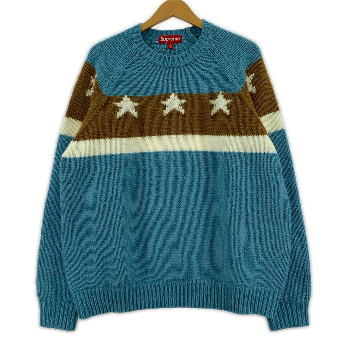 ニット 24SS Stars Sweater Dusty Blue (M) M ブルー