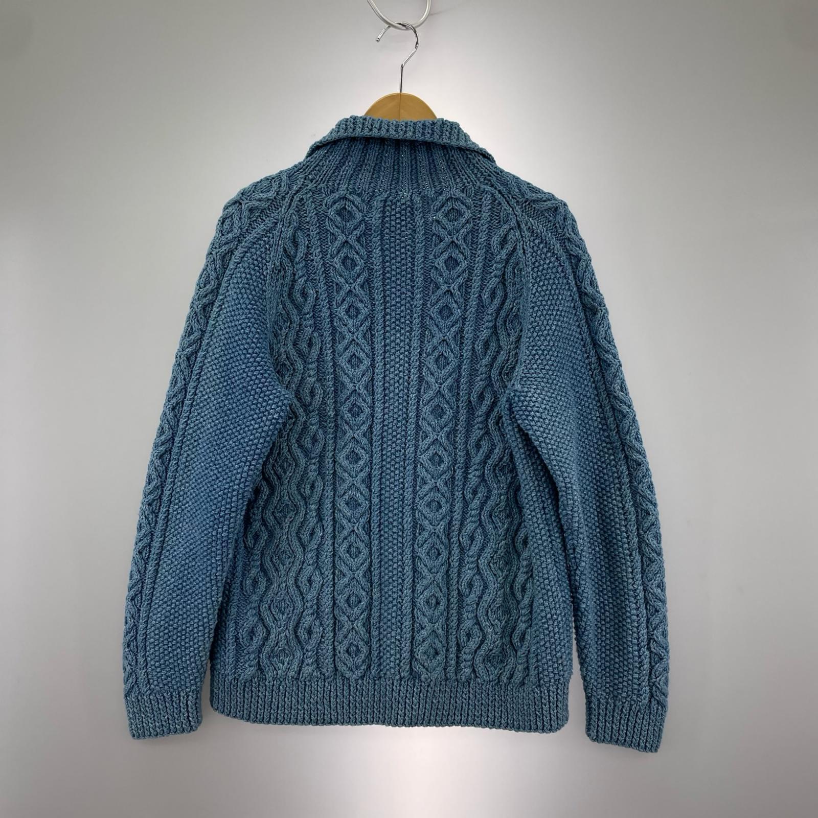 カーディガン 3A LUMBER CARDIGAN/ブルー