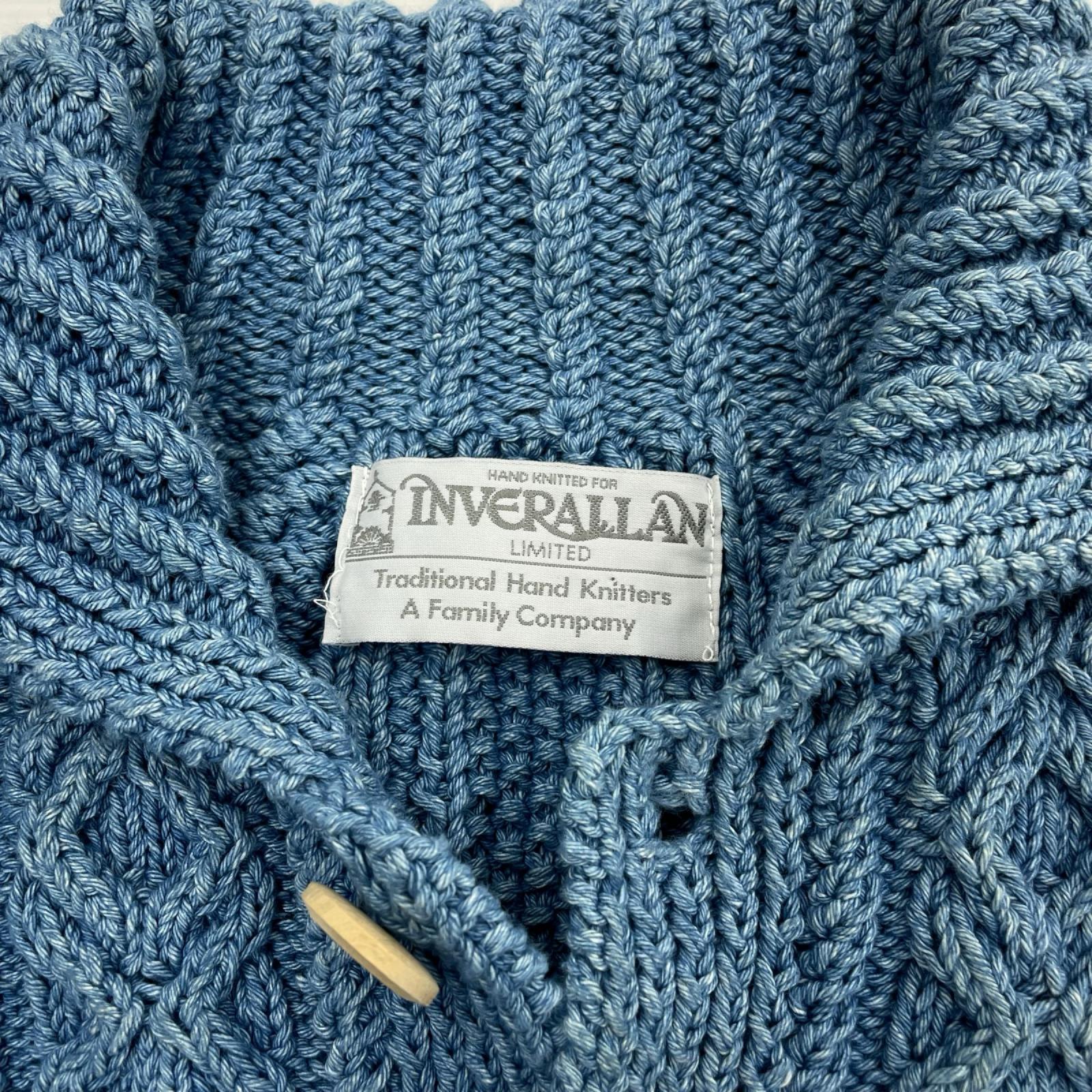 カーディガン 3A LUMBER CARDIGAN/ブルー