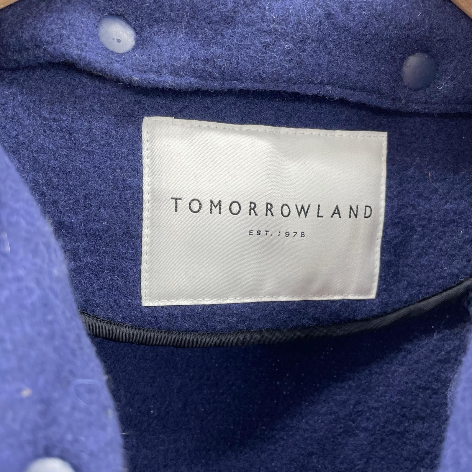 その他アウター ウールロングコート ブルー 36 36 ブルー