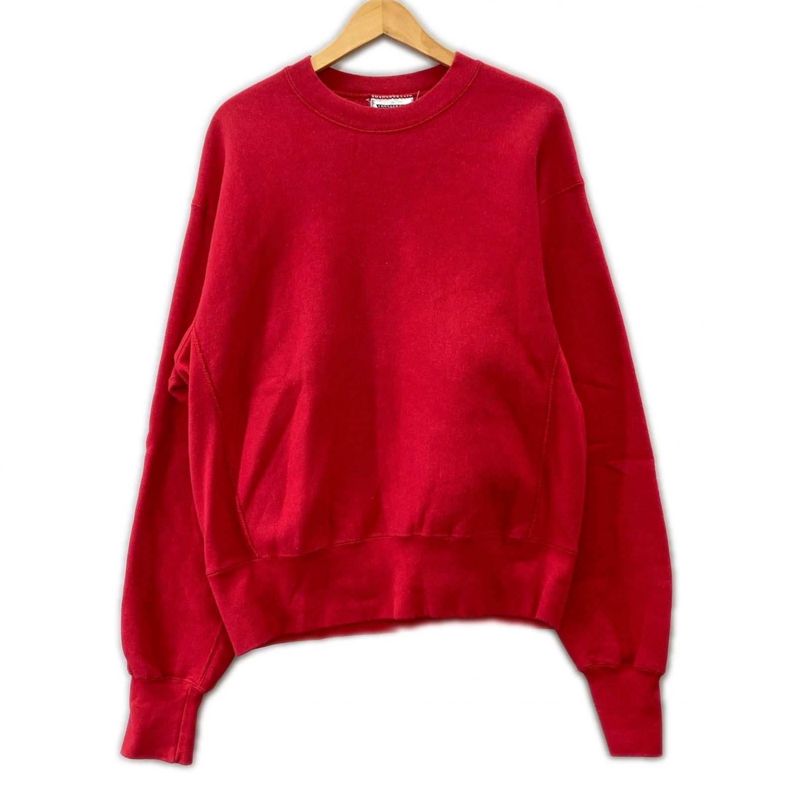 スウェット 90s リバーススウェット レッド レッド