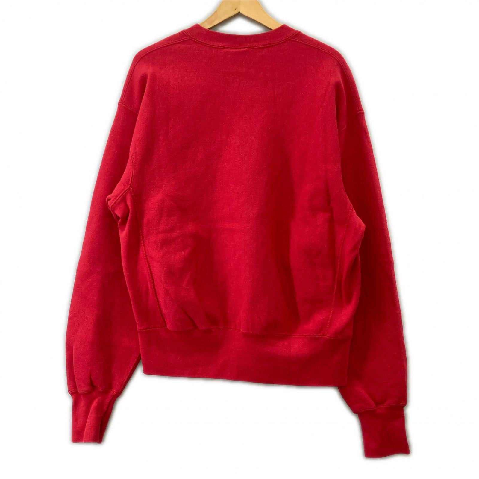 スウェット 90s リバーススウェット レッド レッド