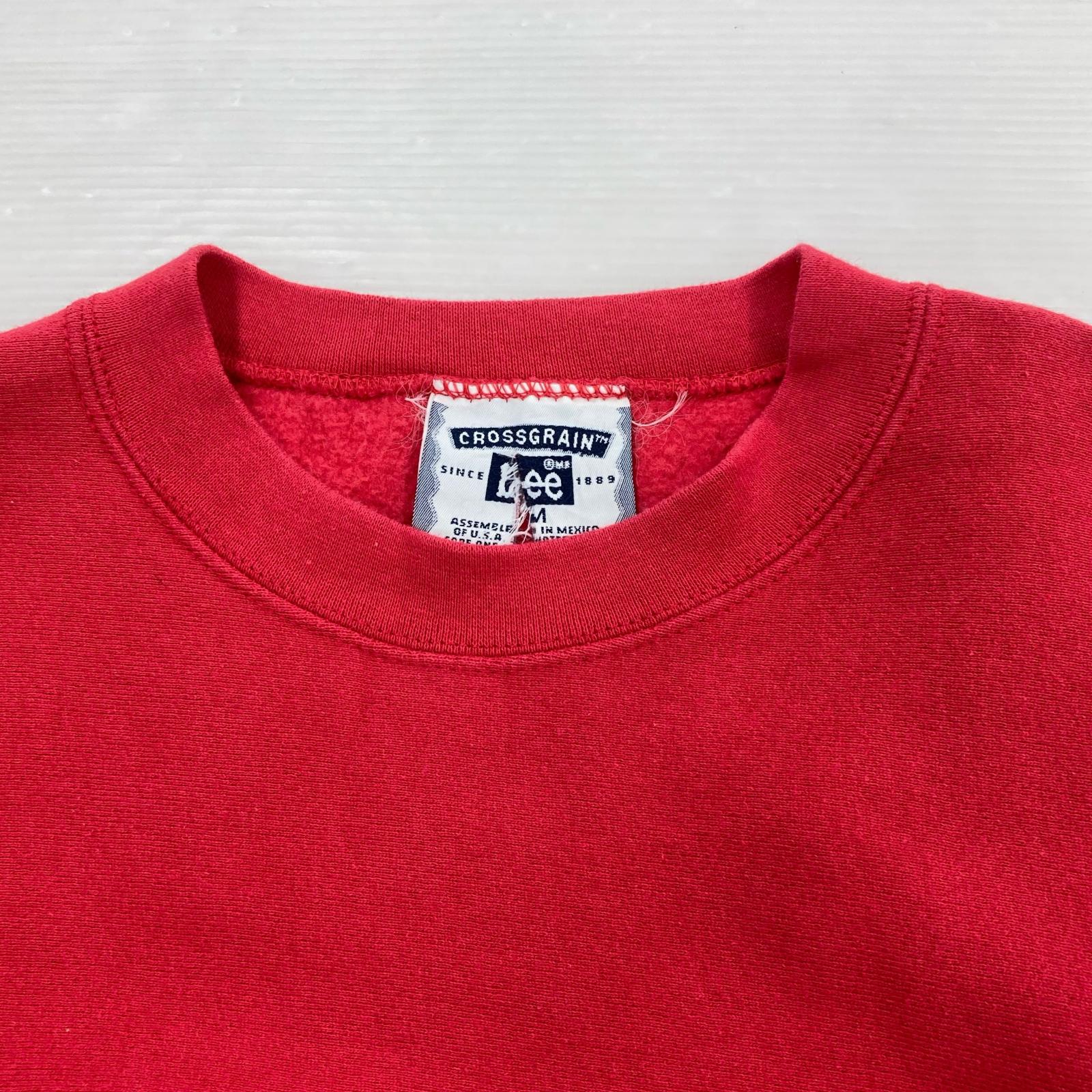 スウェット 90s リバーススウェット レッド レッド