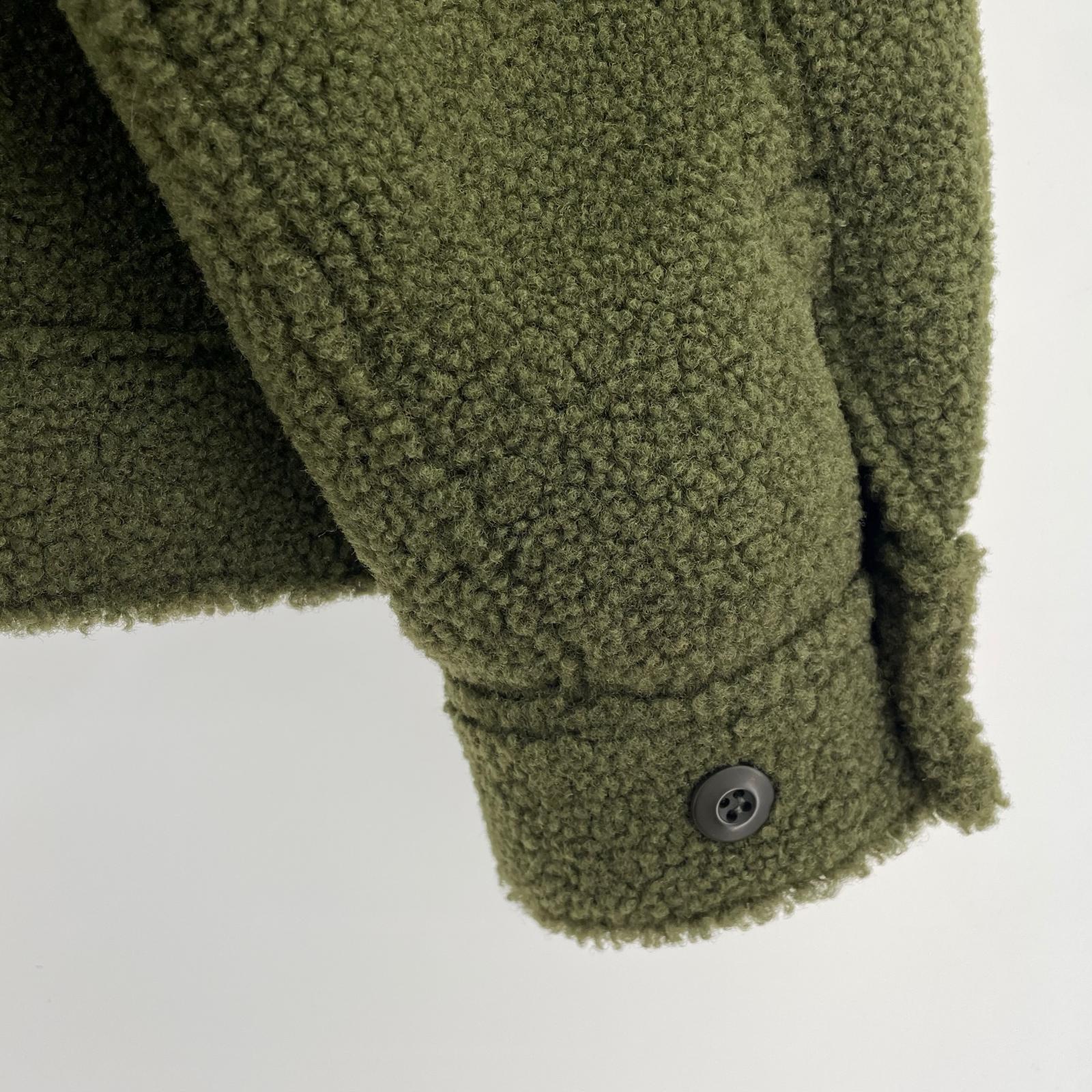 ジャケット Zip Up Boa Jacket BR-25450 M カーキ