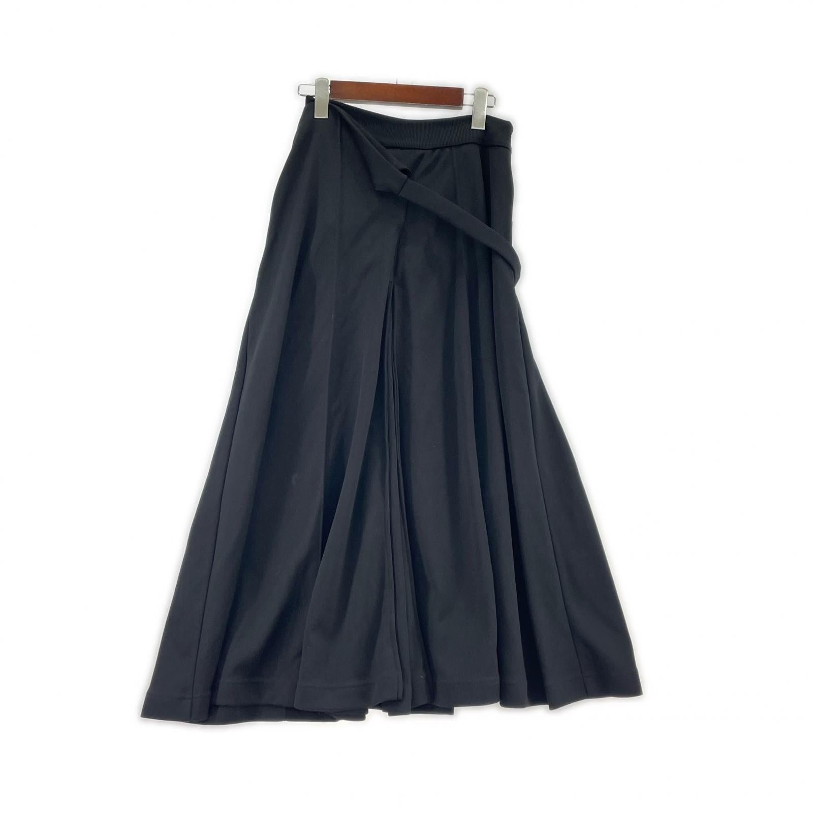 ロングスカート W CLASSIC TAILORED TRACK SKIRT ブラック