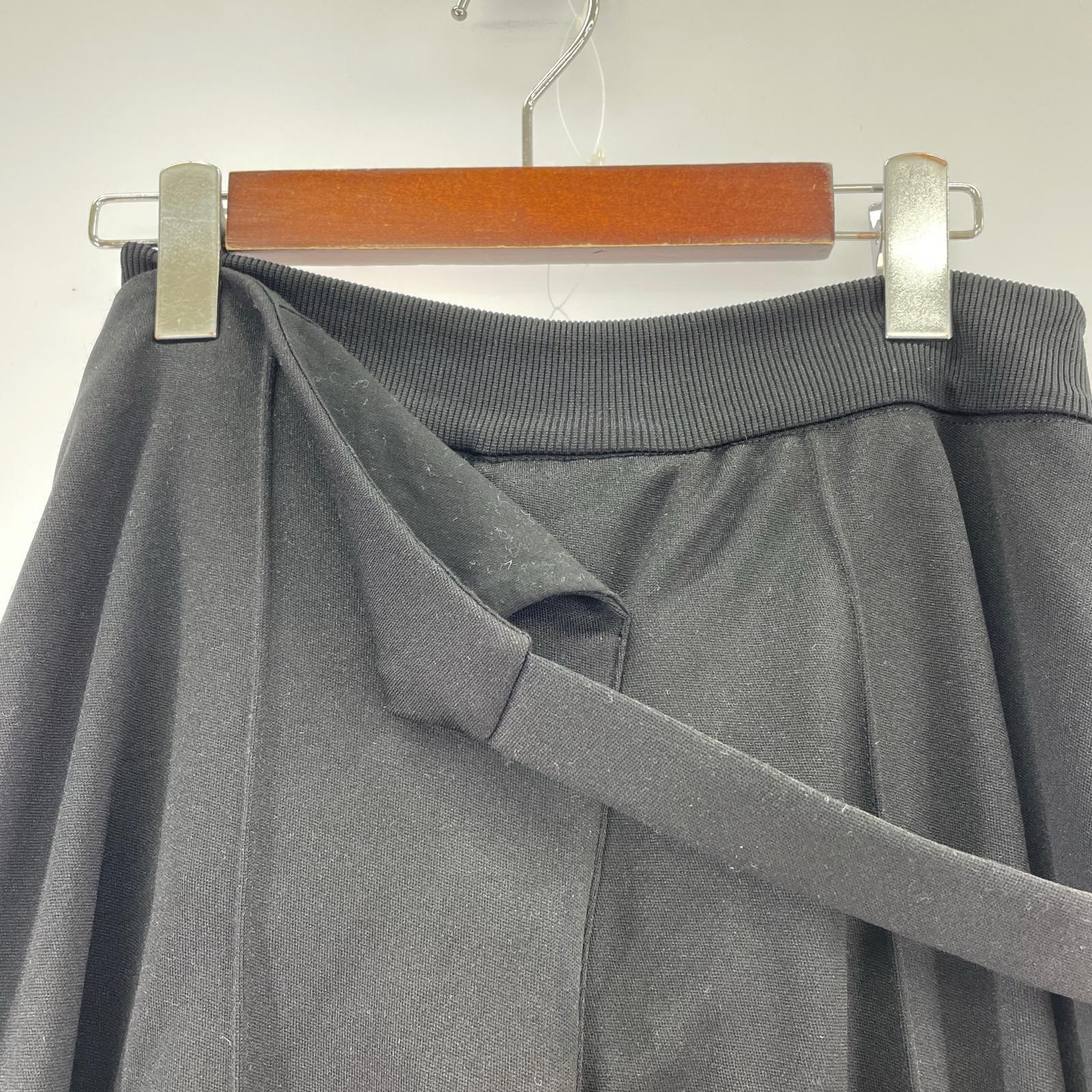 ロングスカート W CLASSIC TAILORED TRACK SKIRT ブラック