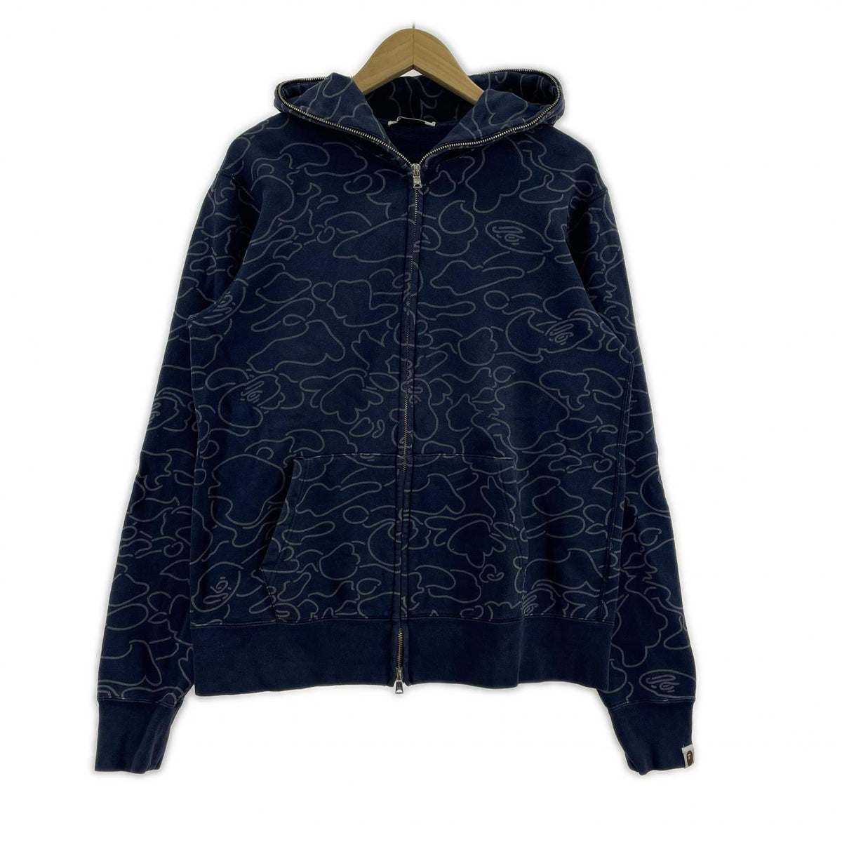パーカー ジップアップパーカー ネイビー (L) L ネイビー
