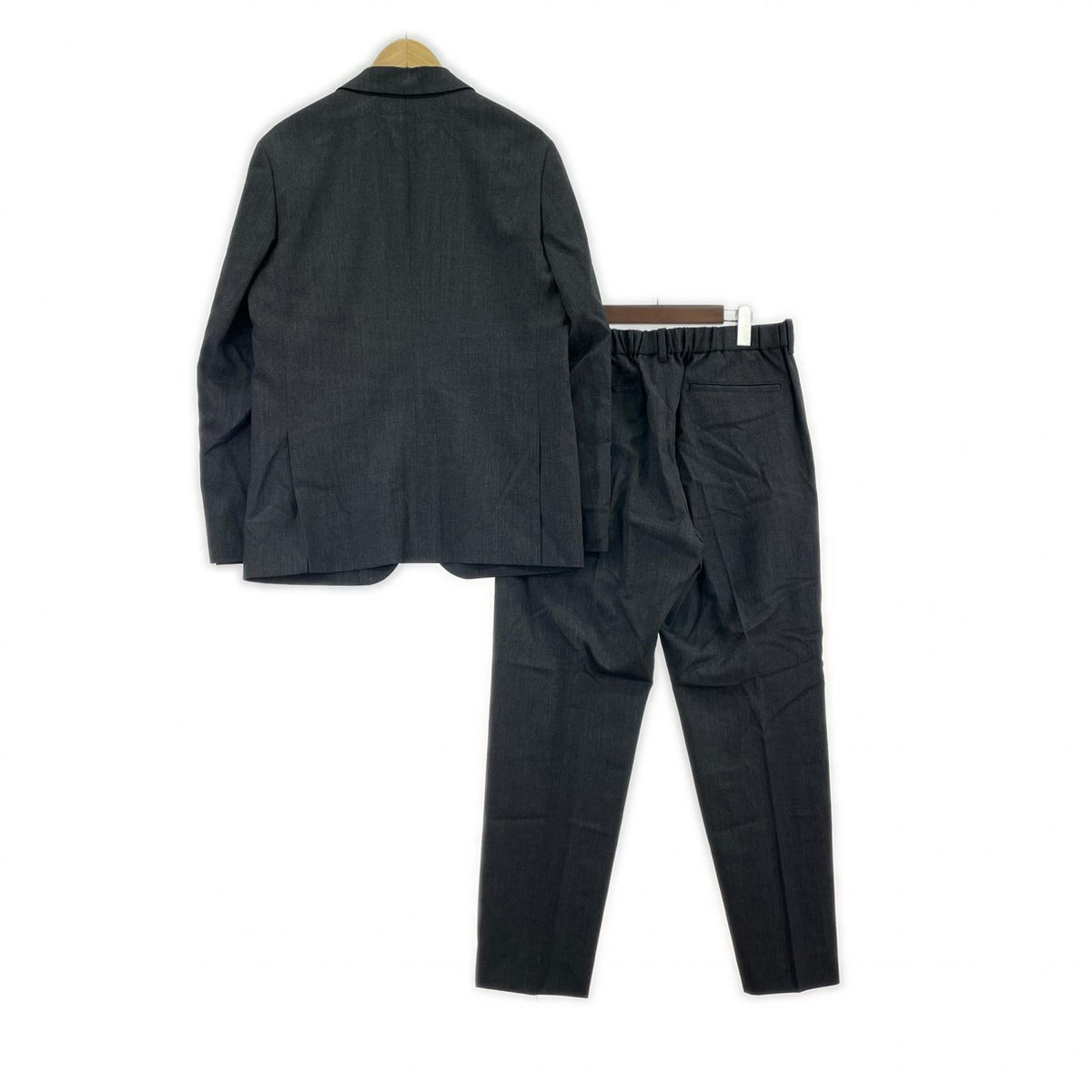 セットアップ FLANNEL WOOL STANDARD 2BUTTON セットアップ グレー