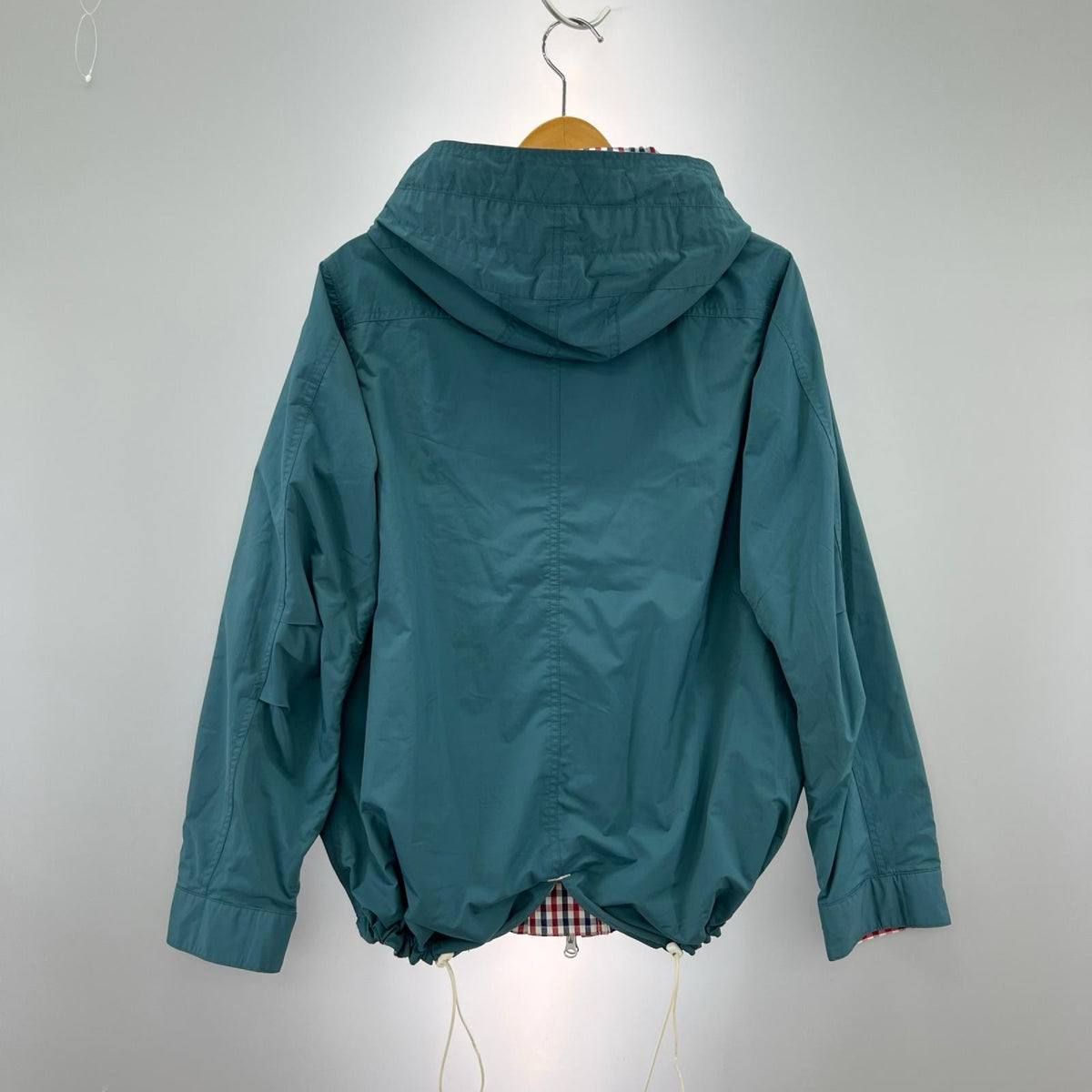 ジャケット FRED PERRY ﾘﾊﾞｰｼﾌﾞﾙﾓｯｽﾞﾊﾟｰｶｰ 緑 裏地ﾁｪｯｸ (S) S