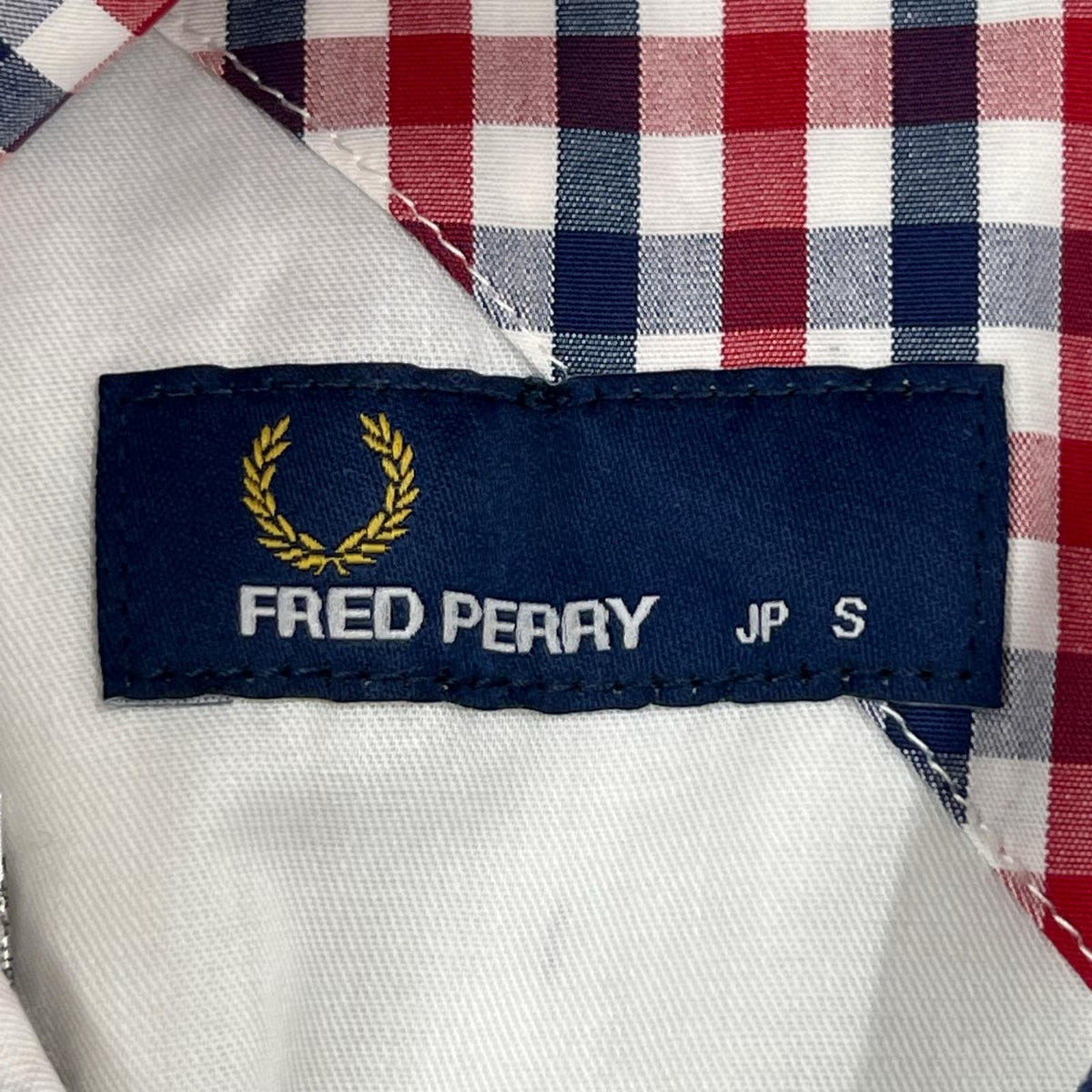 ジャケット FRED PERRY ﾘﾊﾞｰｼﾌﾞﾙﾓｯｽﾞﾊﾟｰｶｰ 緑 裏地ﾁｪｯｸ (S) S