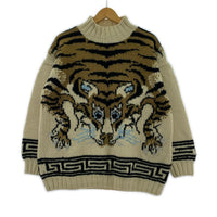 ニット JOSEPH TRICOT ﾄﾗ柄 ﾆｯﾄ ベージュ