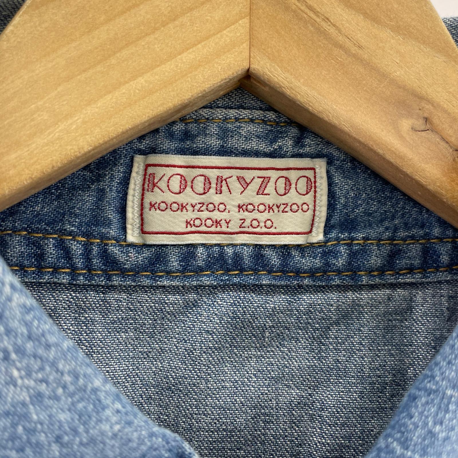 長袖シャツ KOOKYZOO 25AW デニムウエスタンシャツ 42 ブルー