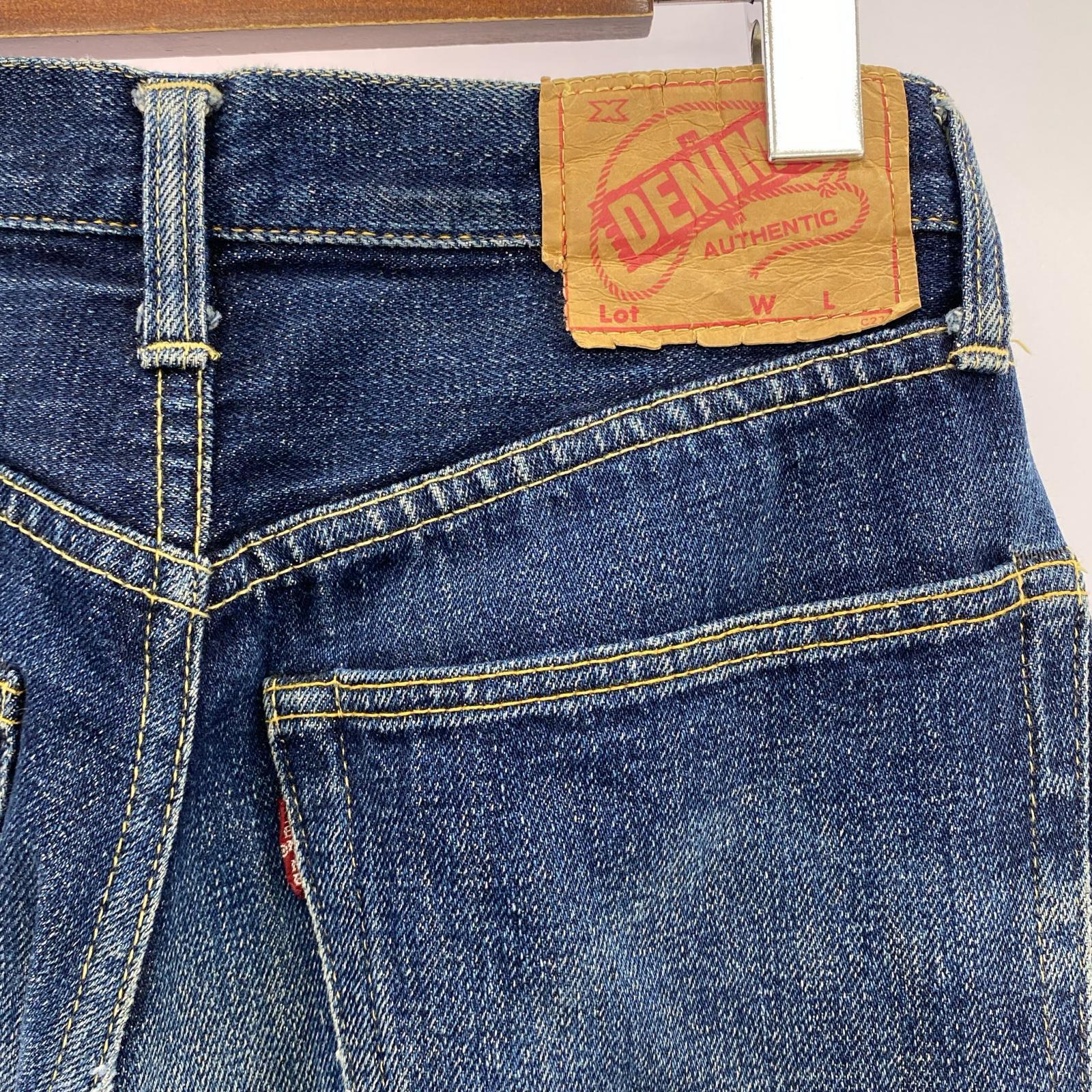 デニムパンツ W27 27 ネイビー